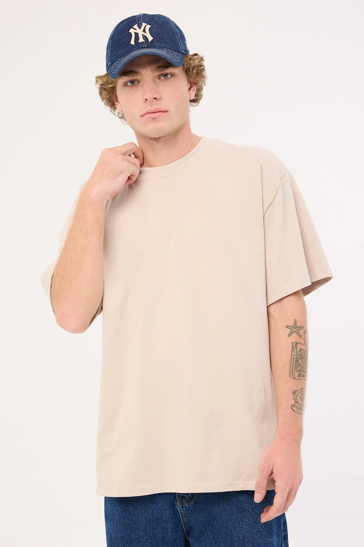 As Colour Heavy Weight Organic Tee Bone
