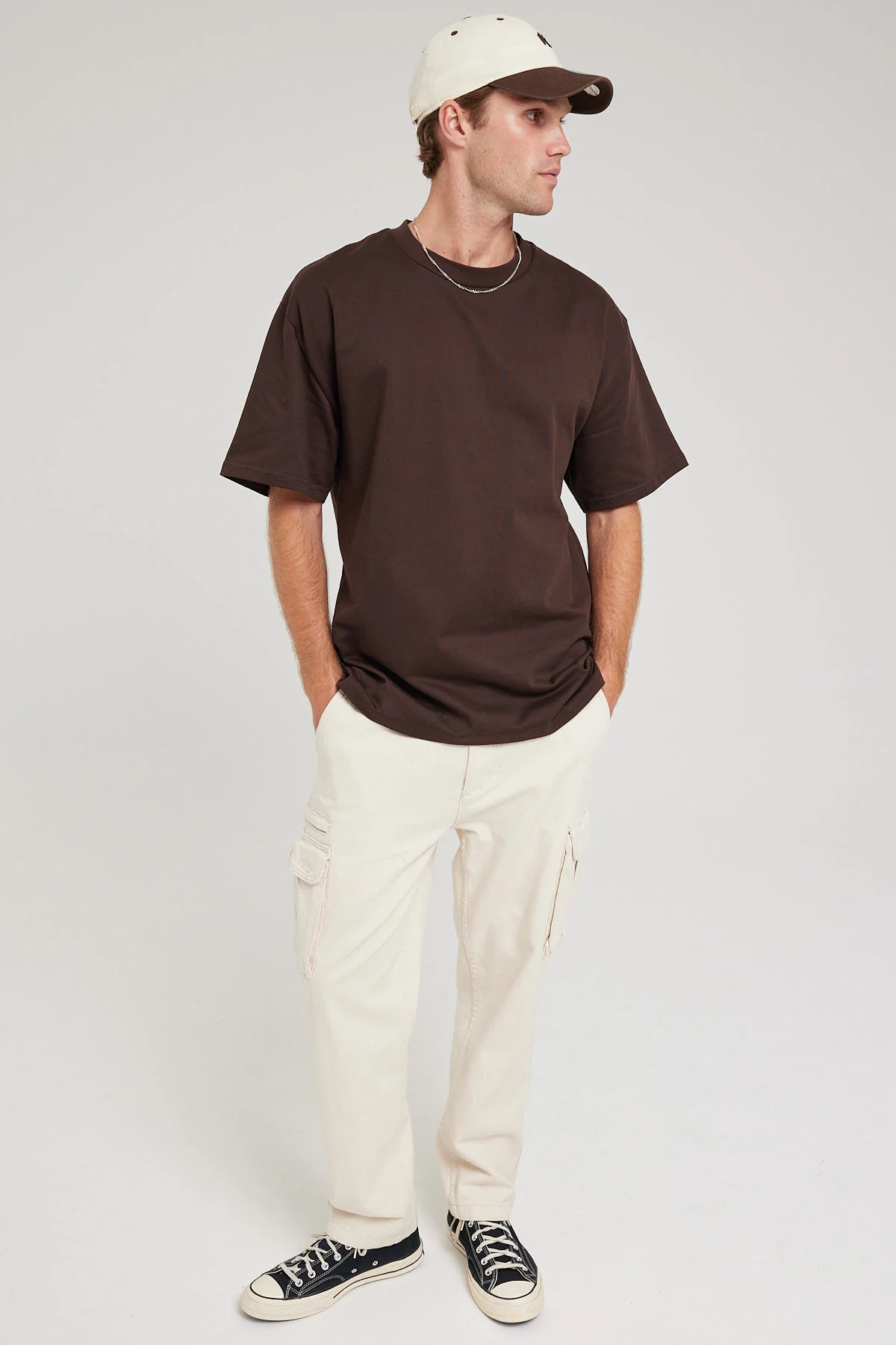 As Colour Heavy Weight Tee Dark Chocolate - Image 2