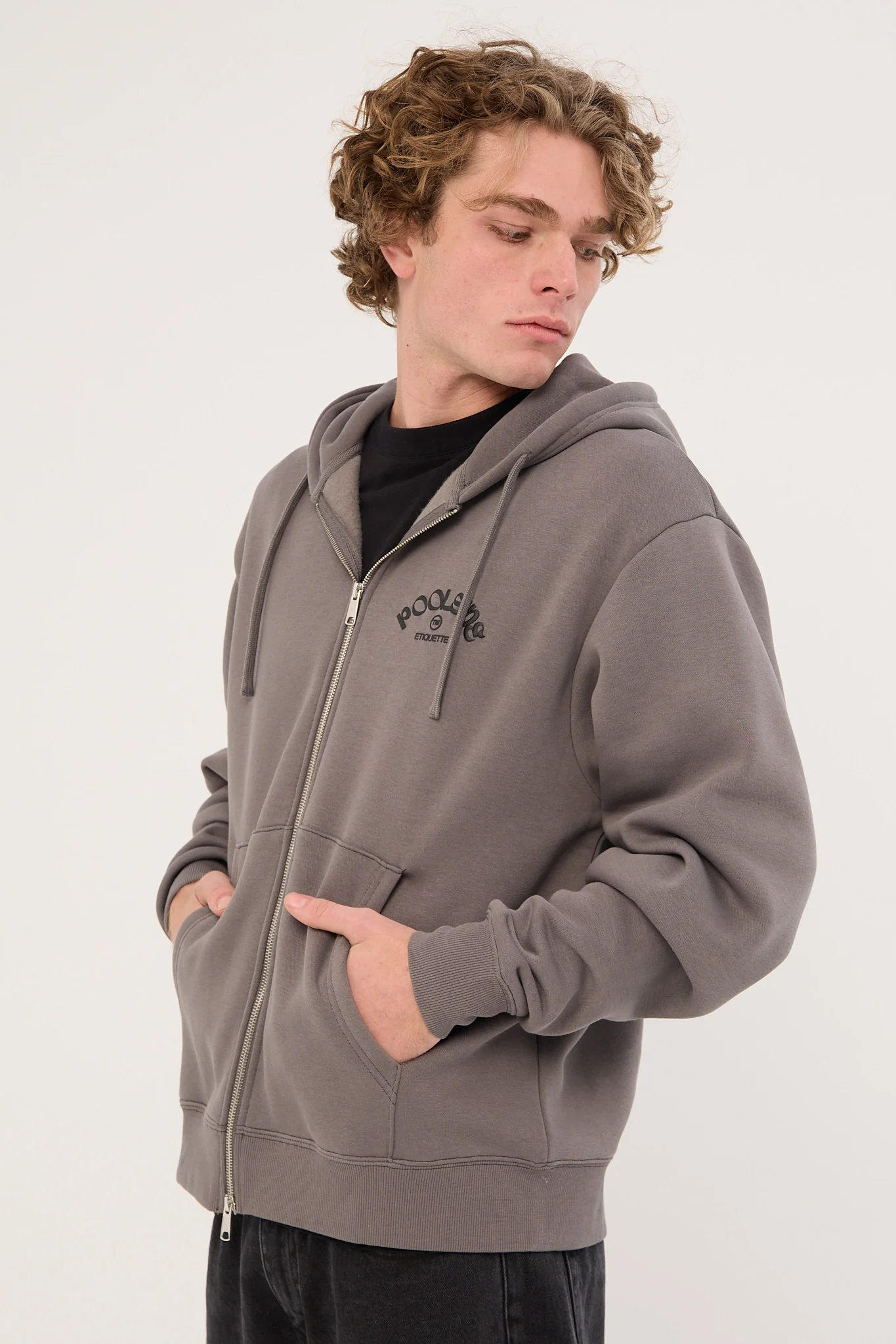 Barney Cools Better Zip Hood Ash grey - Image 4
