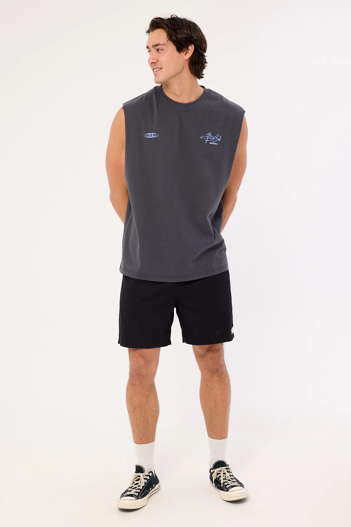 Barney Cools Euphoria Muscle Washed Black - Image 2