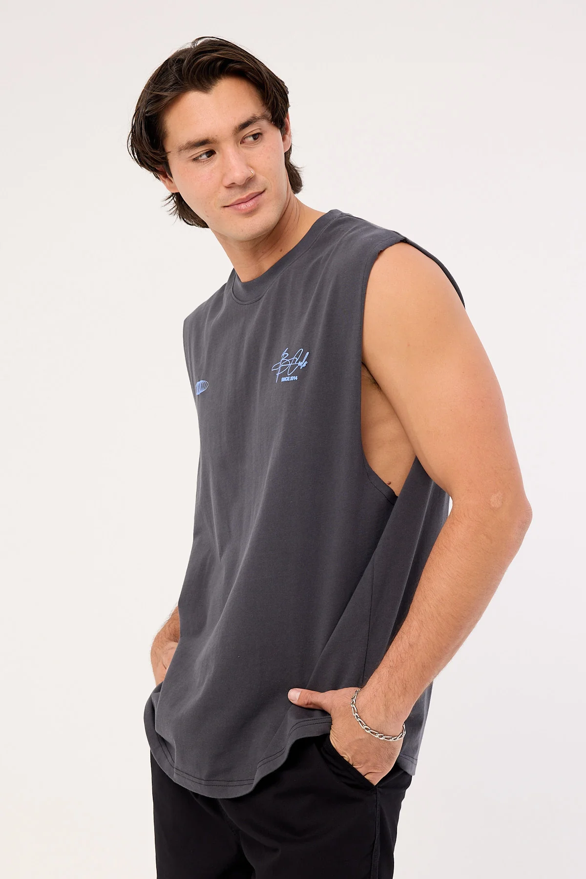 Barney Cools Euphoria Muscle Washed Black - Image 5