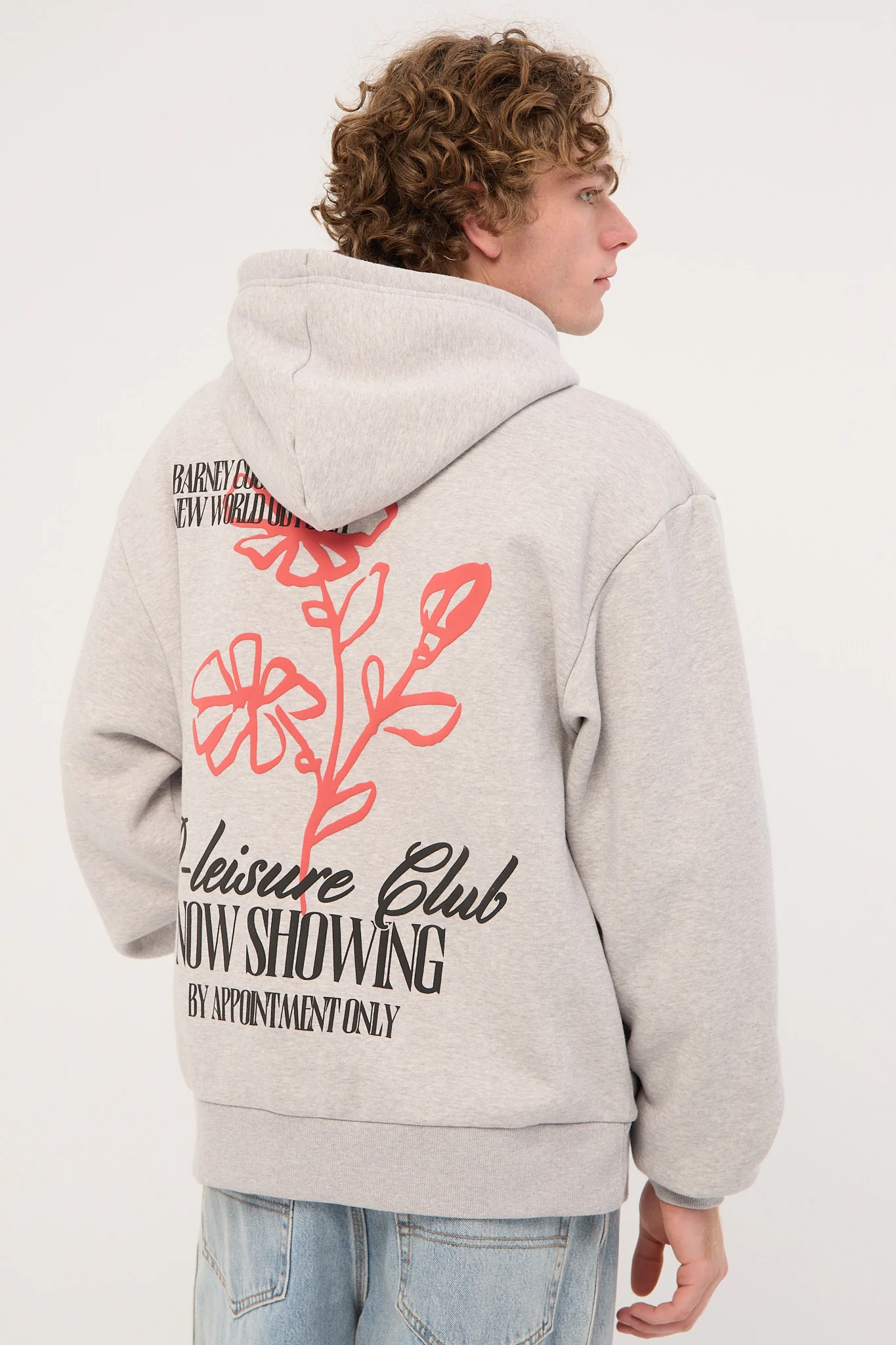 Barney Cools NS Zip Hood Grey Melange - Image 5