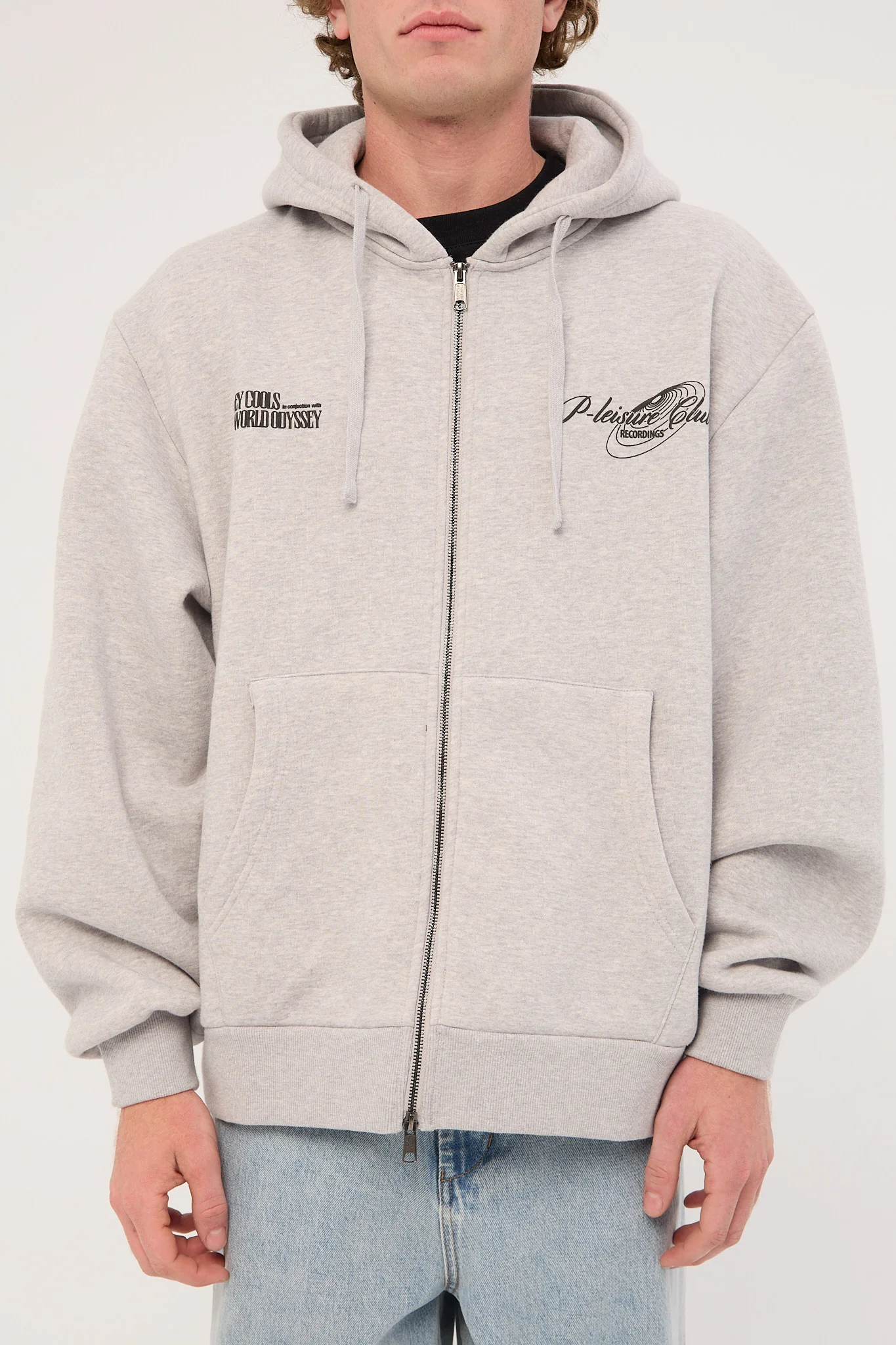 Barney Cools NS Zip Hood Grey Melange - Image 8