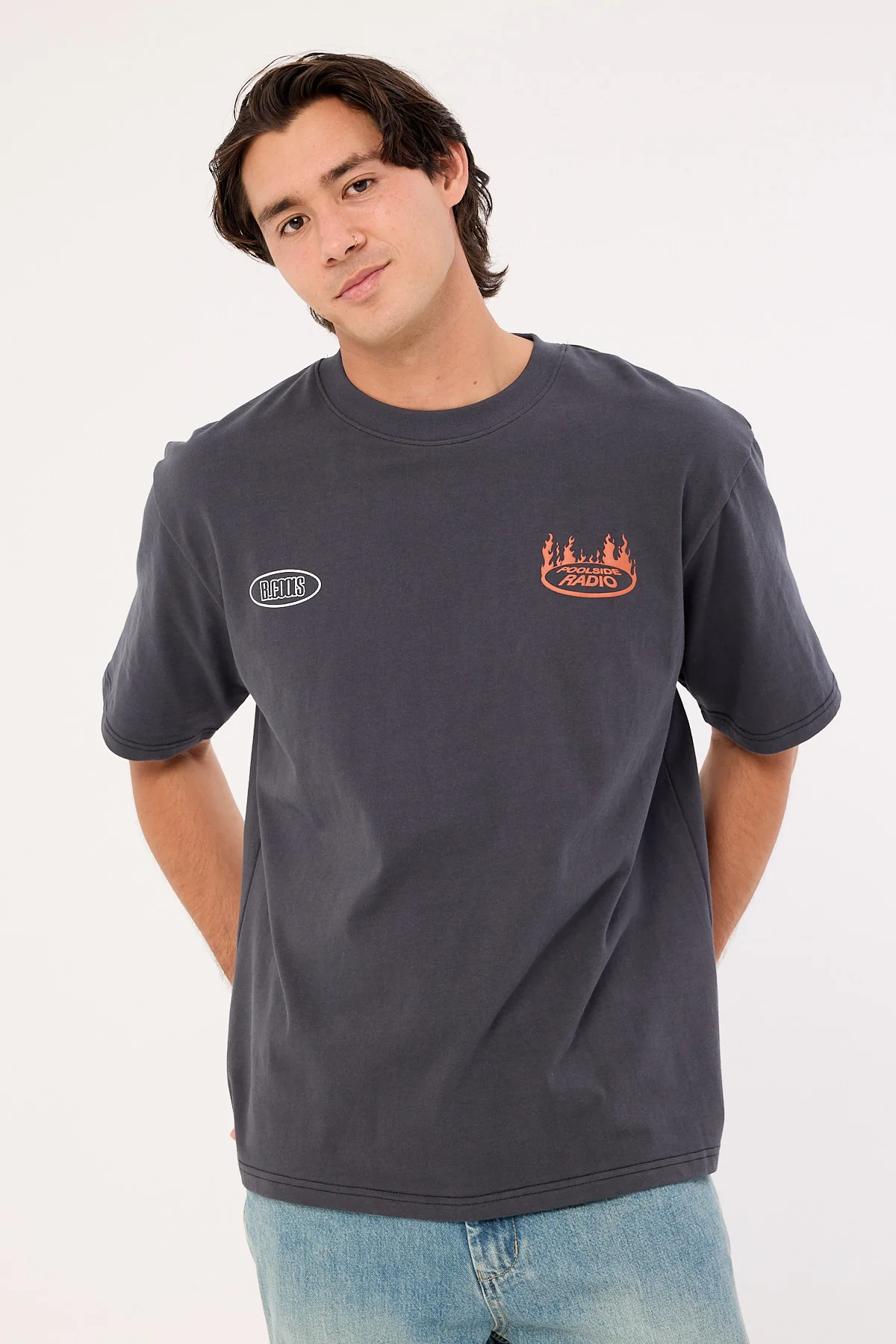 Barney Cools NWO Tee Washed Black - Image 2