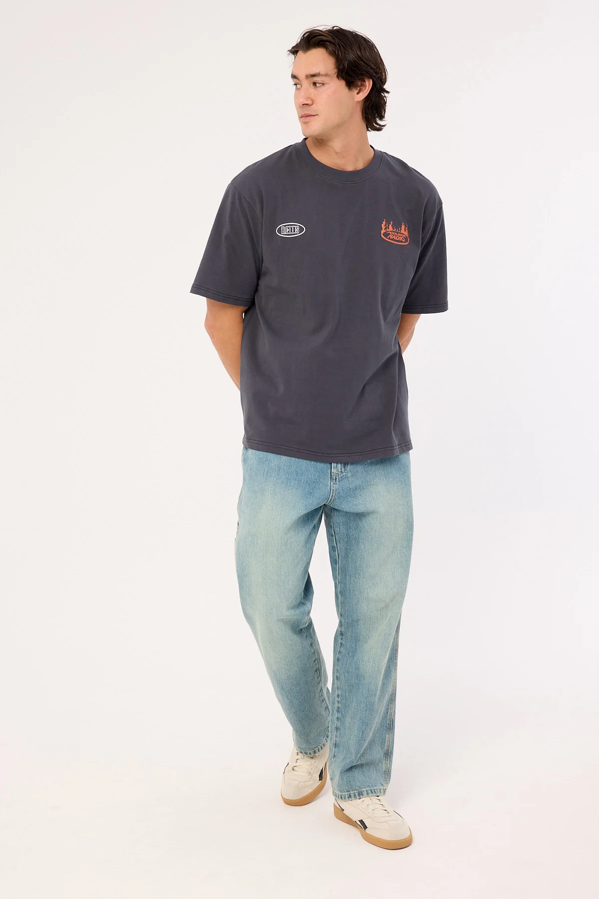 Barney Cools NWO Tee Washed Black - Image 3