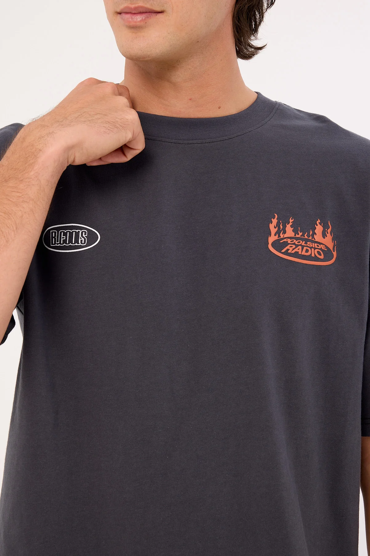 Barney Cools NWO Tee Washed Black - Image 5