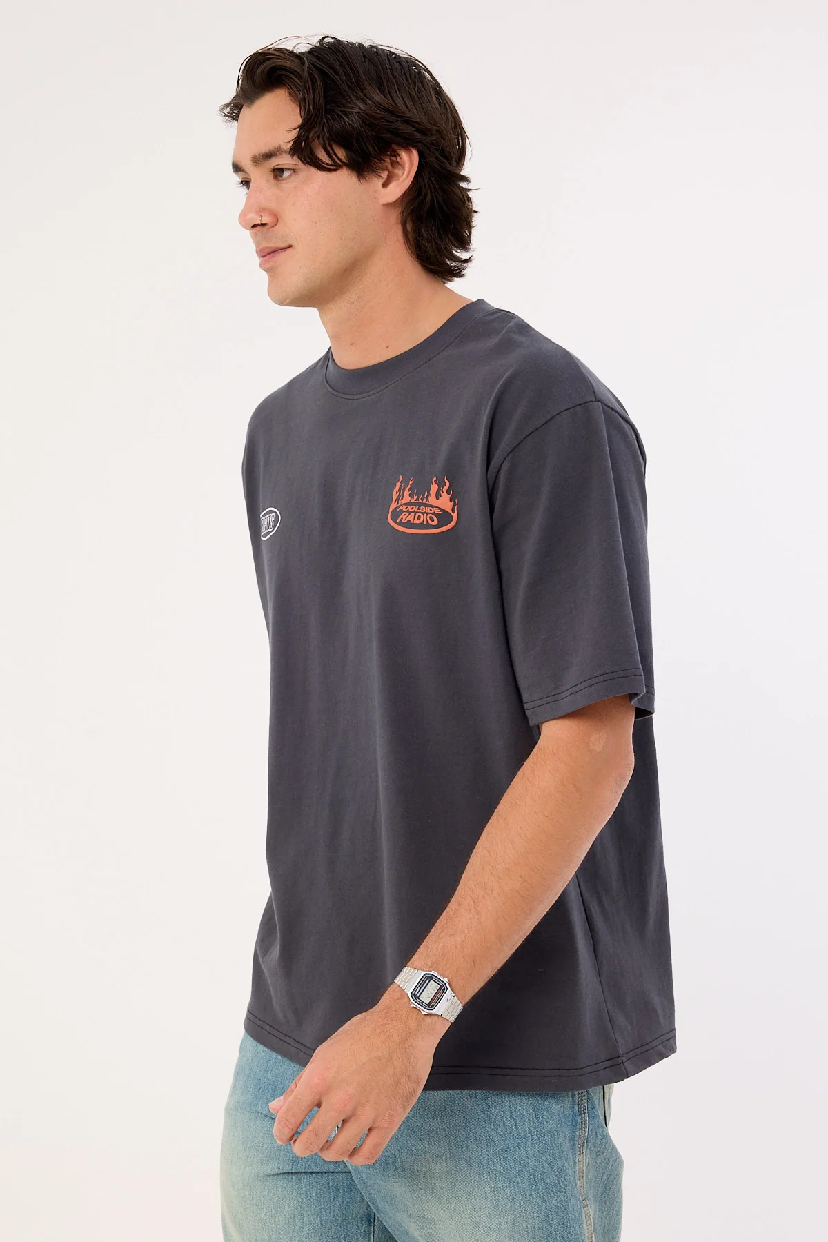 Barney Cools NWO Tee Washed Black - Image 6