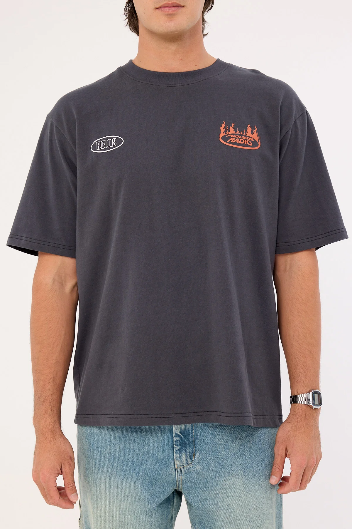 Barney Cools NWO Tee Washed Black - Image 8