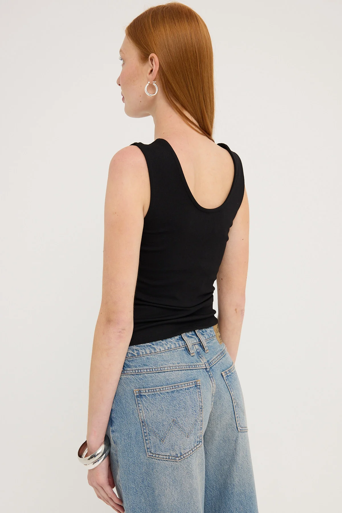 Basic Pleasure Mode Athena Buckle Top Black - Image 4