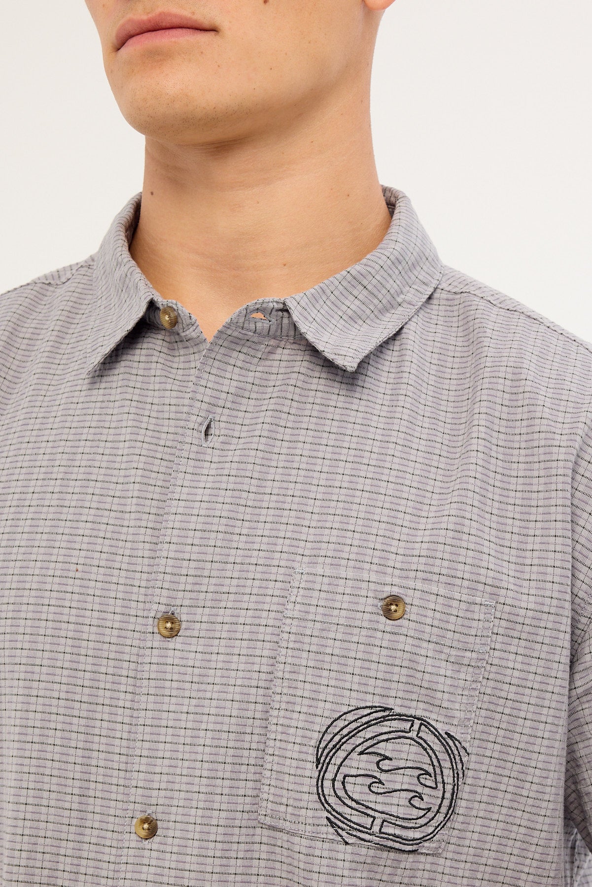 Billabong Mogul Check Shirt Alloy - Image 3