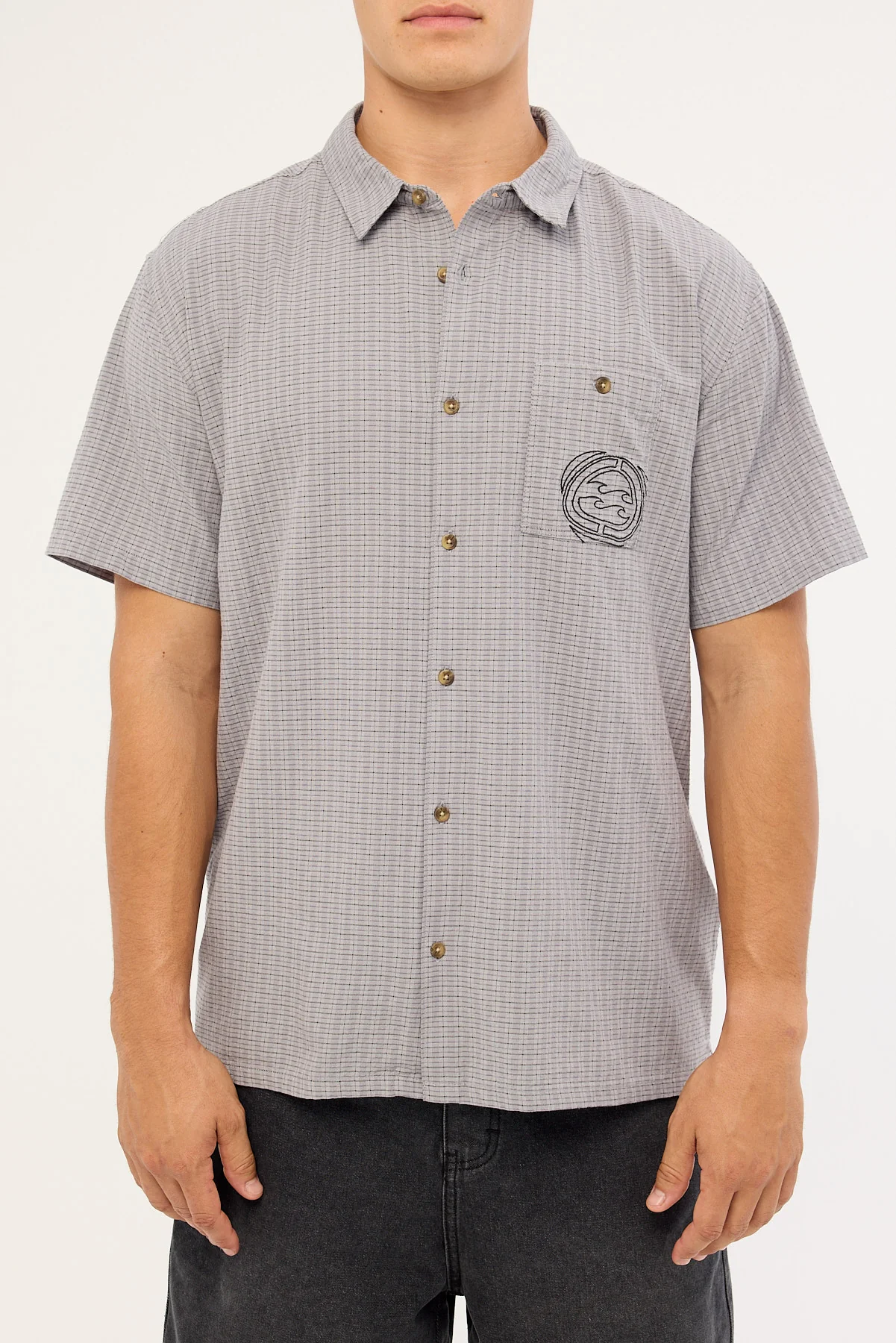 Billabong Mogul Check Shirt Alloy - Image 6