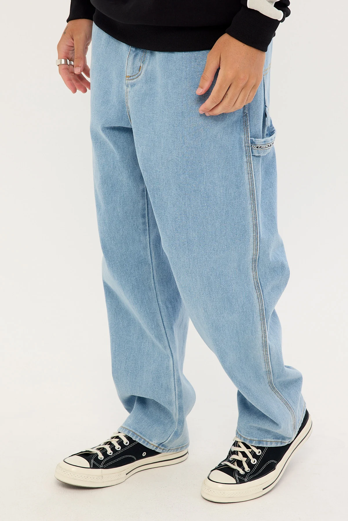 Billabong Smoko Denim Pant Stone Blue - Image 3