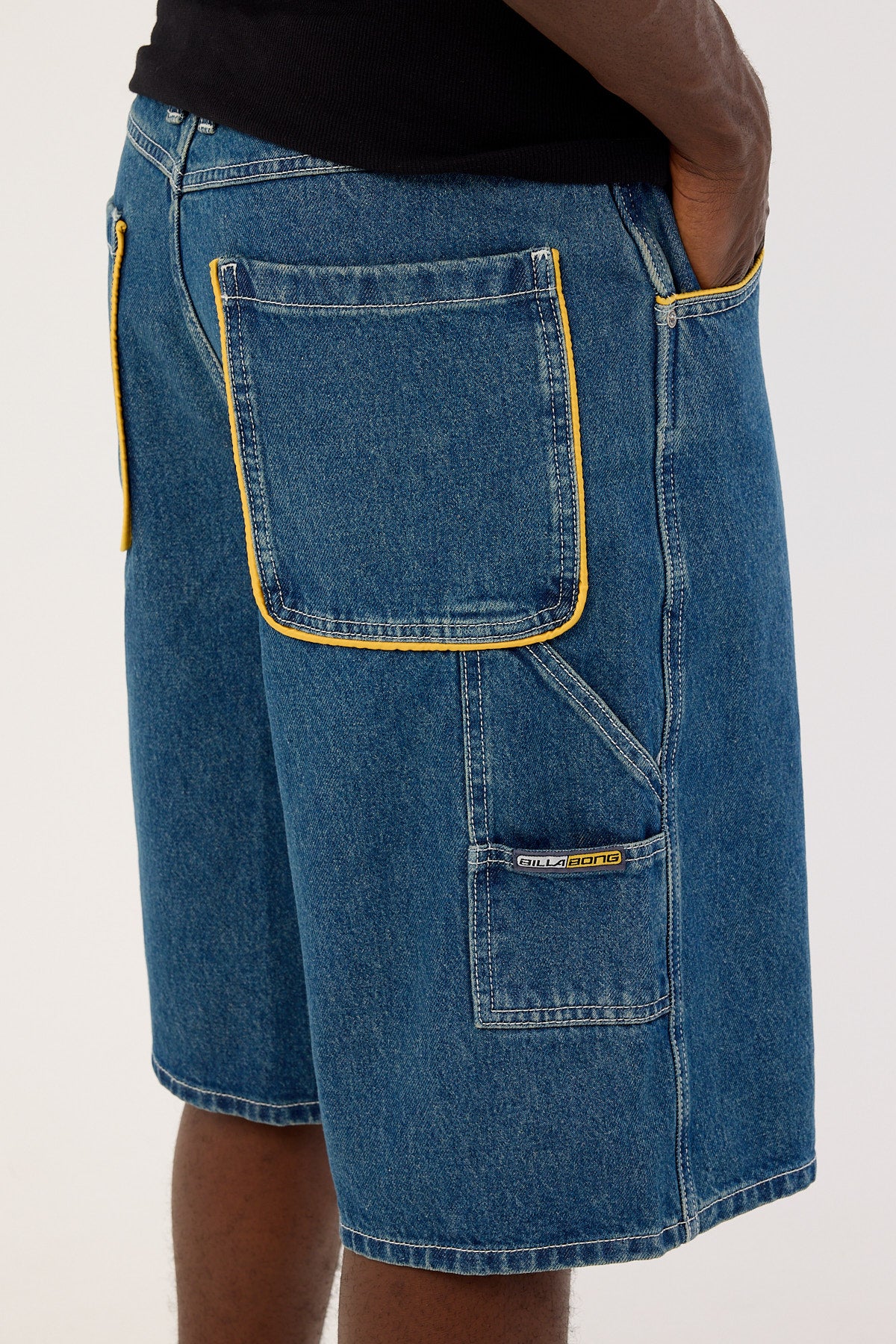 Billabong Spec 73 Bag Dog Denim Short Ocean Wash - Image 6