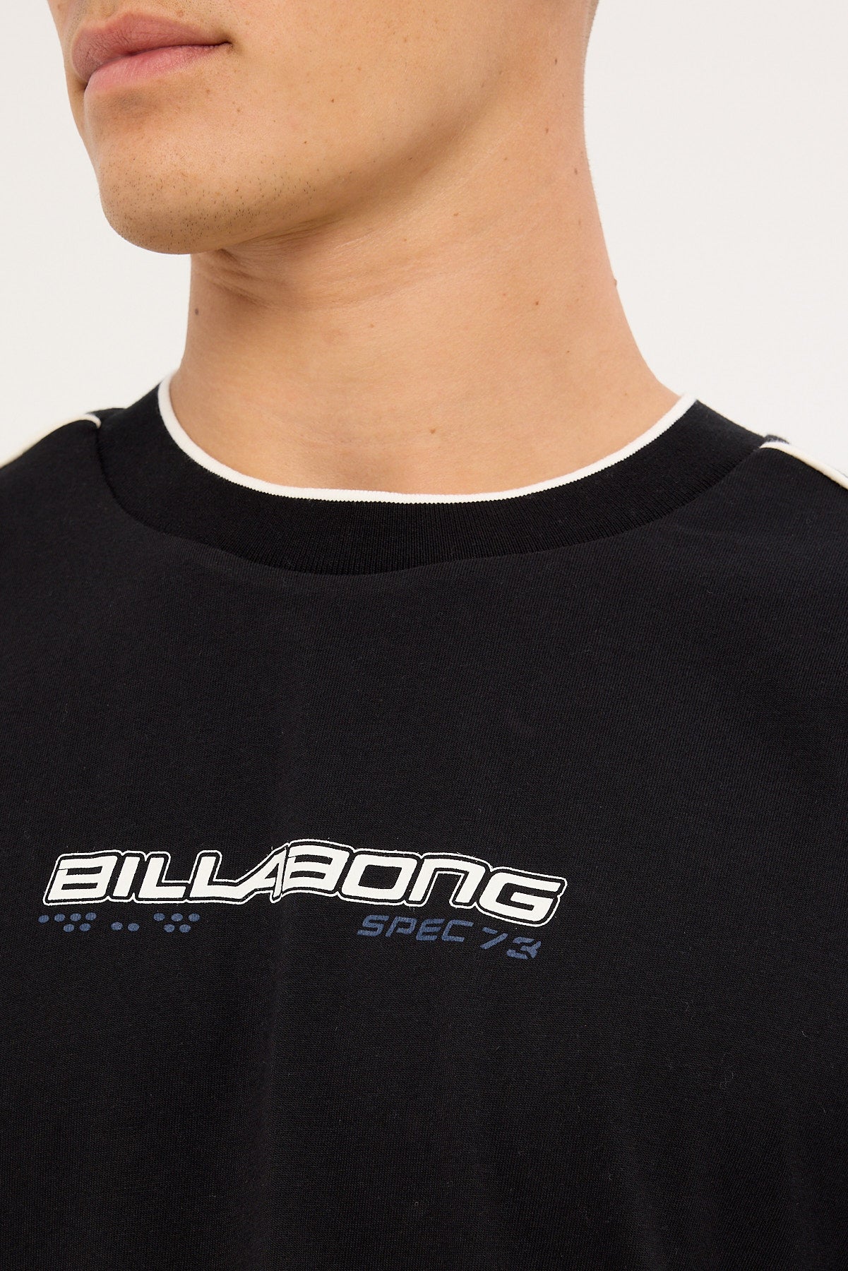 Billabong Spec 73 Piped Tee Black - Image 3