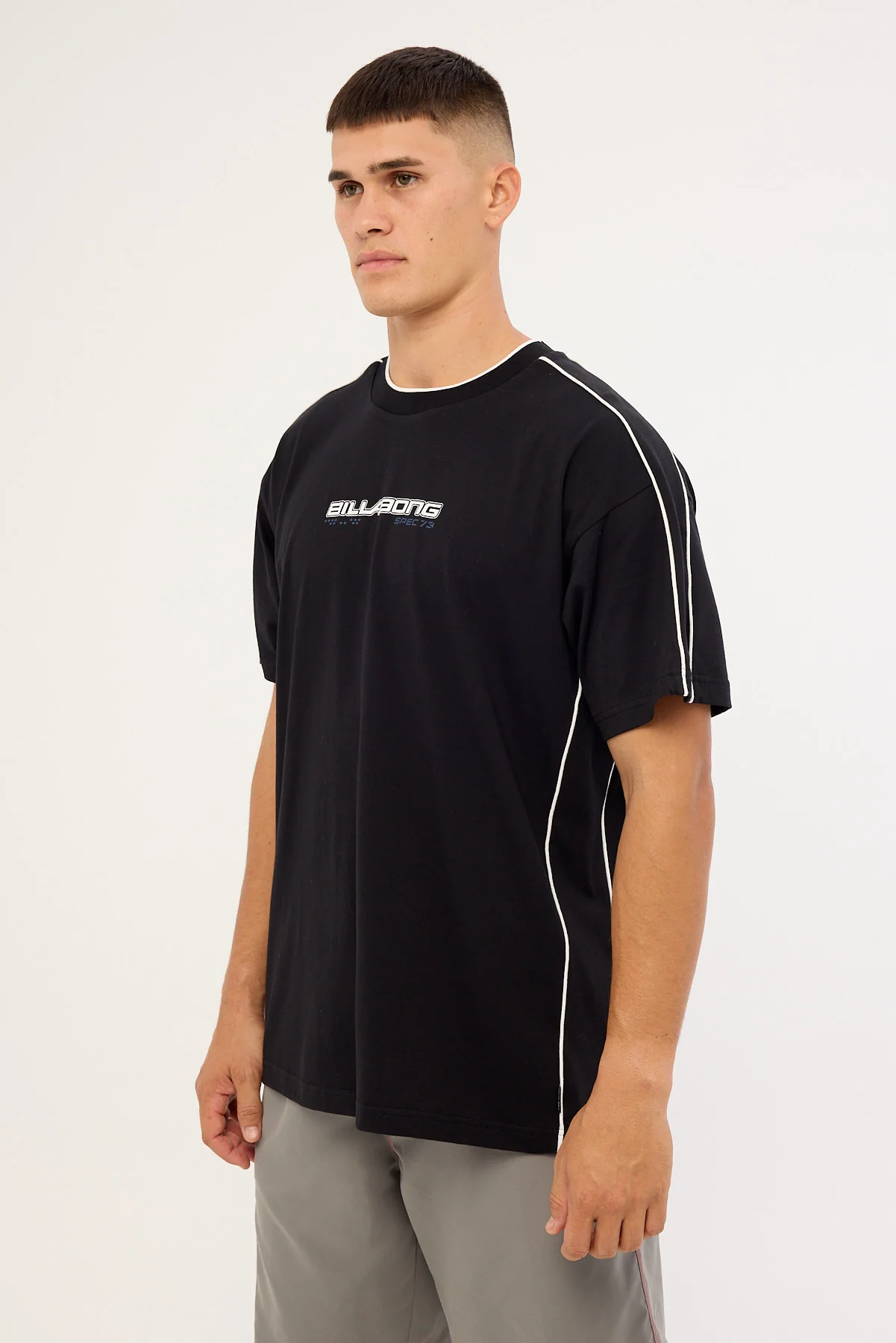 Billabong Spec 73 Piped Tee Black - Image 4