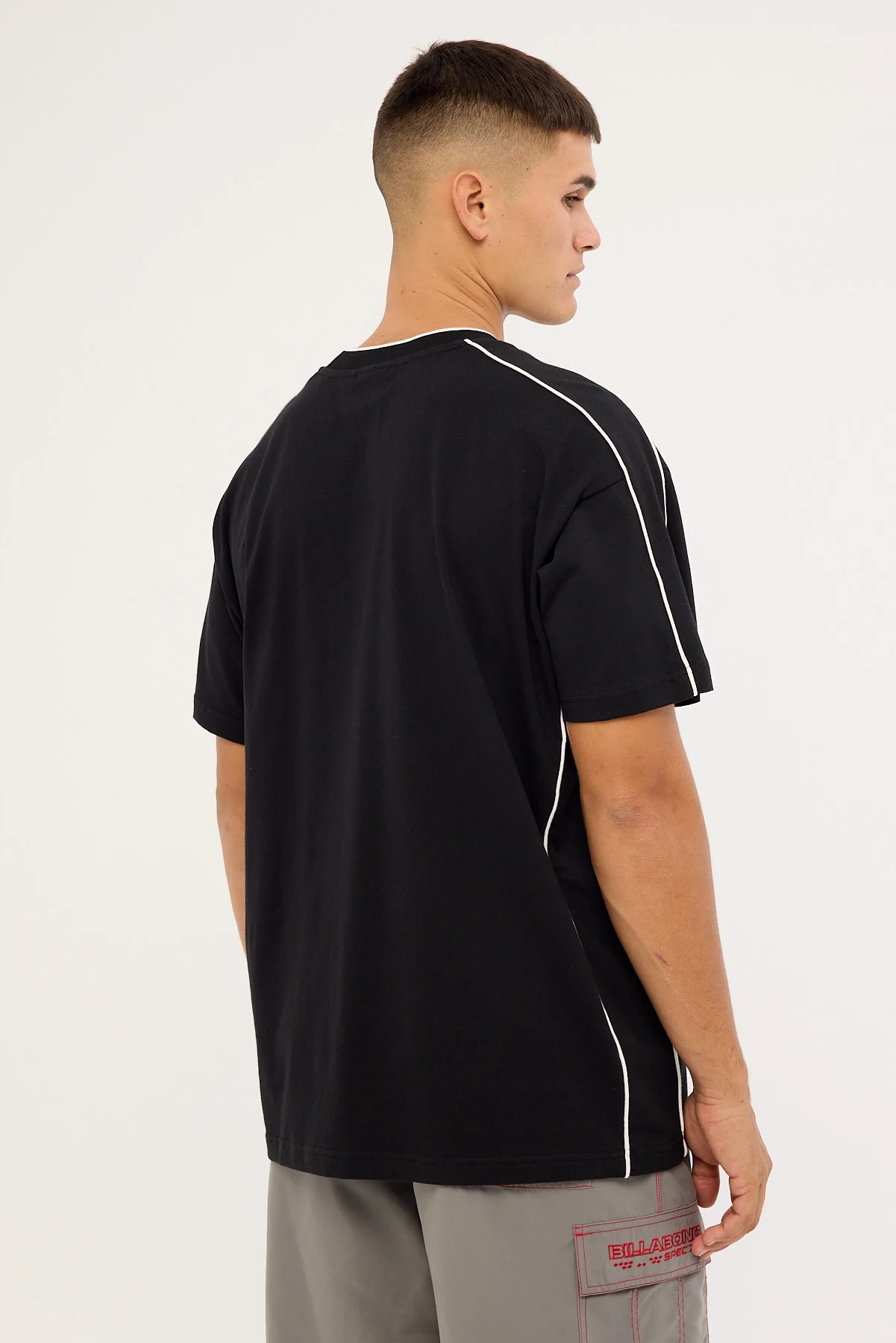Billabong Spec 73 Piped Tee Black - Image 5