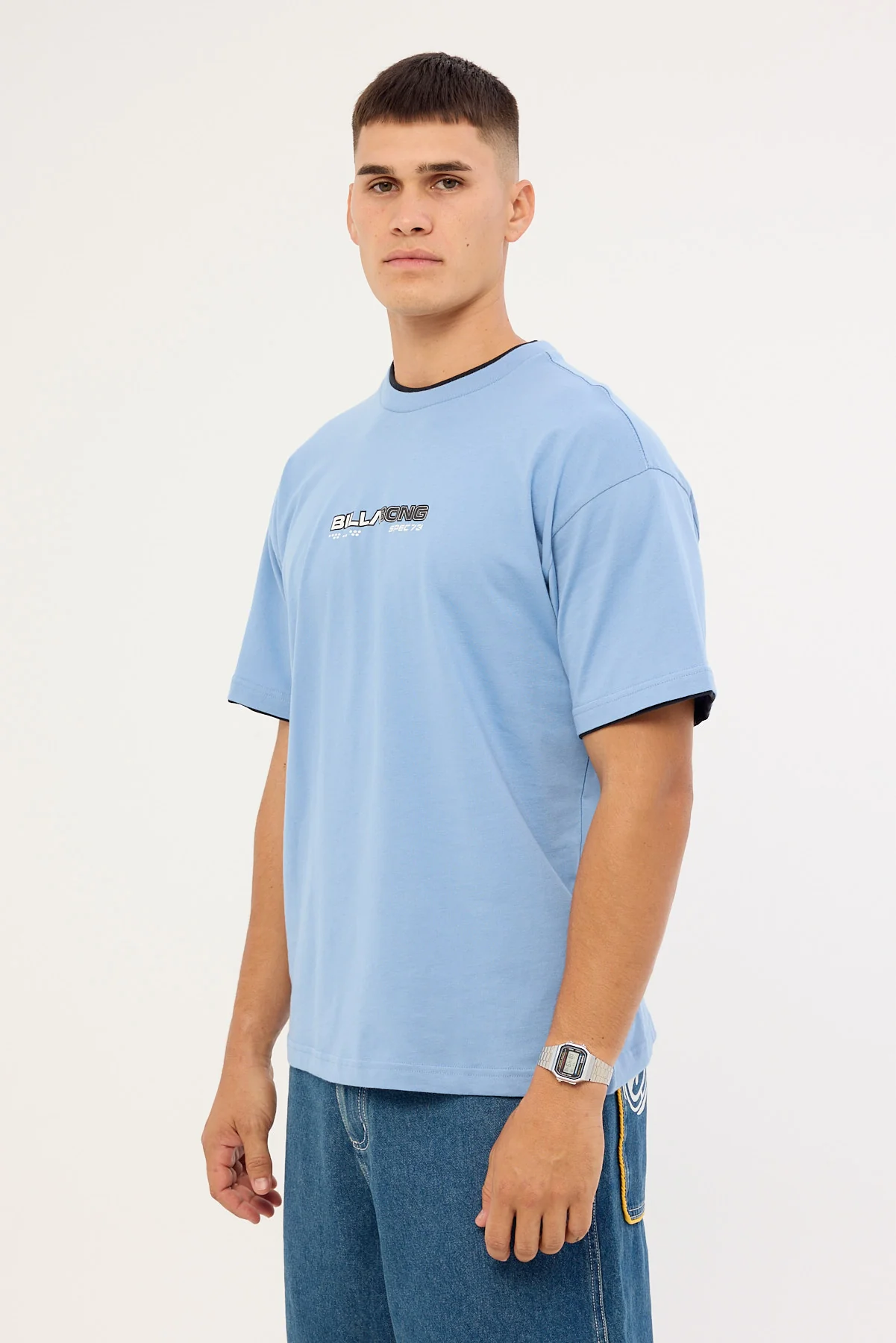 Billabong Spec 73 Tipper Tee Oceana Blue - Image 4