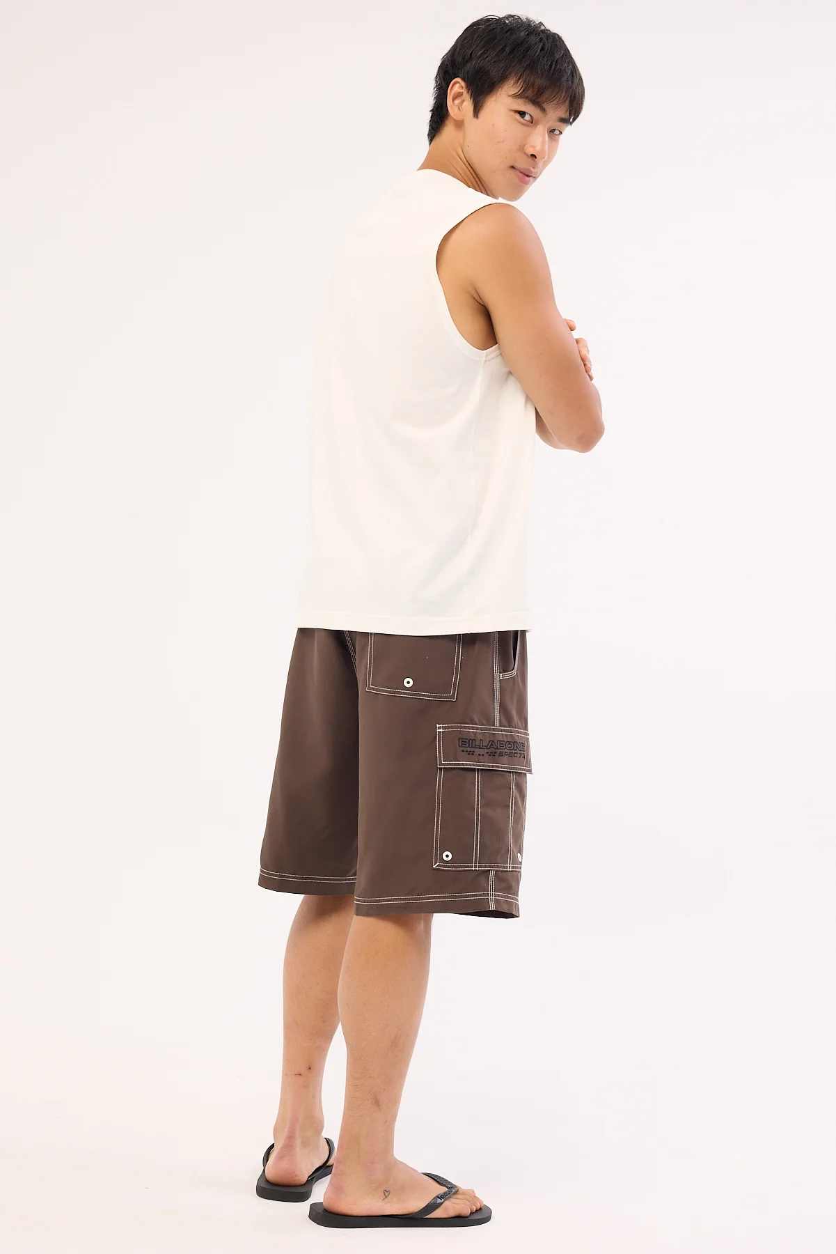 Billabong Throw On Boardshort Dark Brown - Image 5