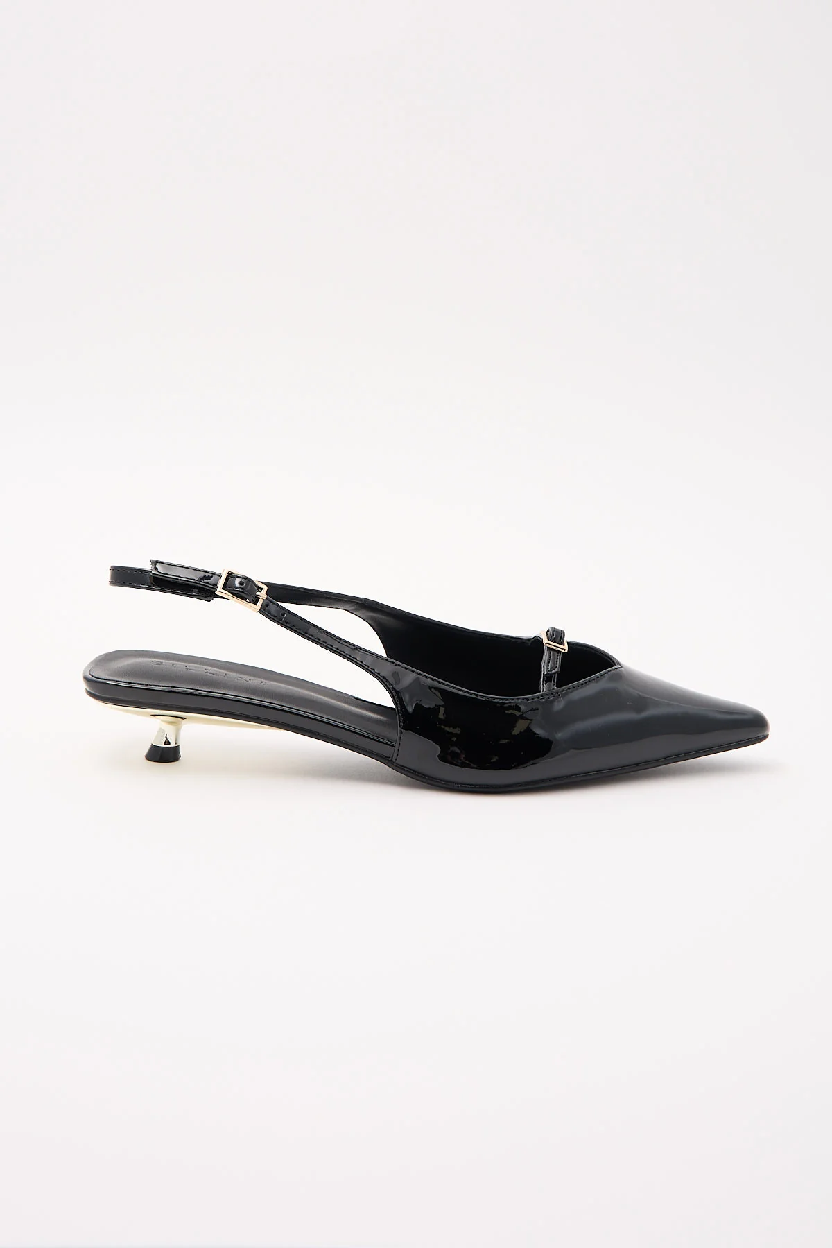 Billini Teagan Patent Heel Black