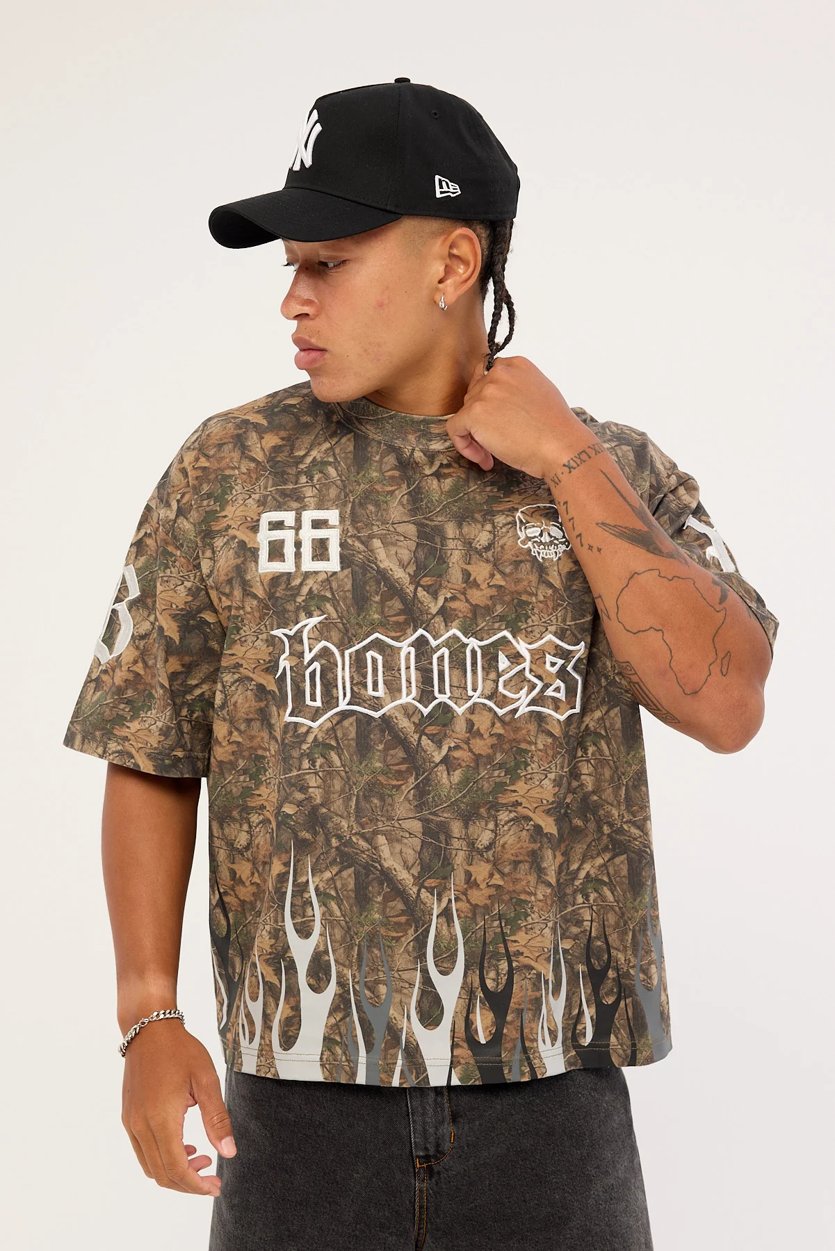 Billy Bones Club Burner Boxy Tee Alphine Camo