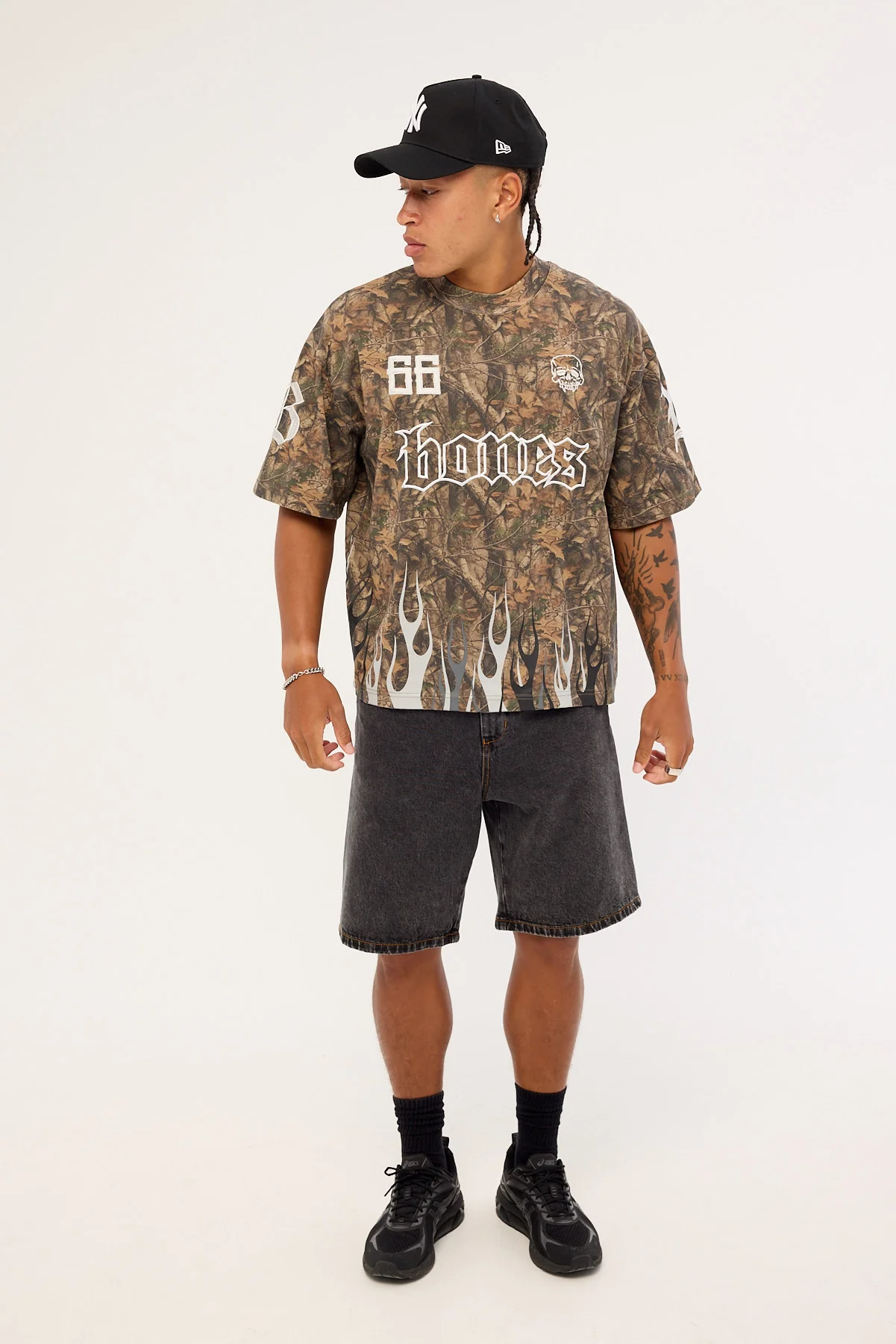 Billy Bones Club Burner Boxy Tee Alphine Camo - Image 2