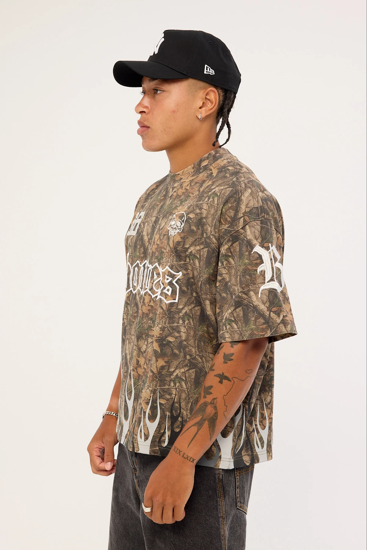 Billy Bones Club Burner Boxy Tee Alphine Camo - Image 3