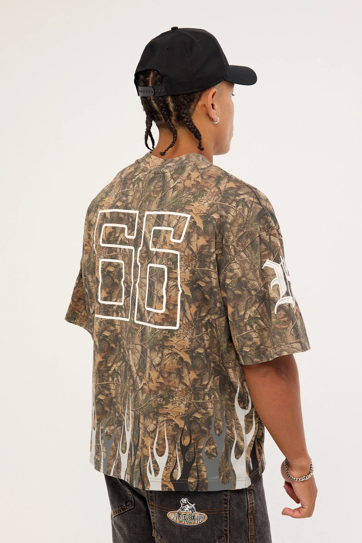 Billy Bones Club Burner Boxy Tee Alphine Camo - Image 4