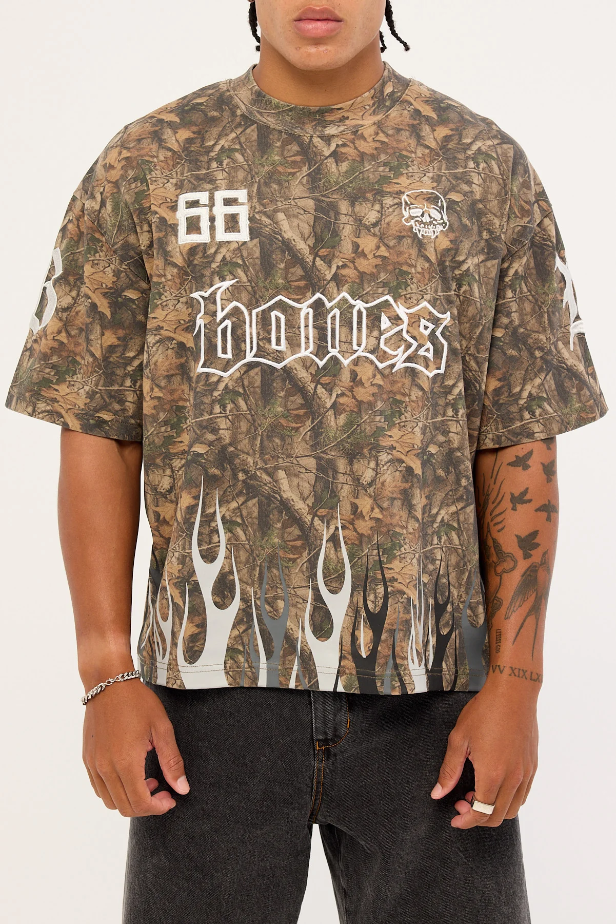 Billy Bones Club Burner Boxy Tee Alphine Camo - Image 6