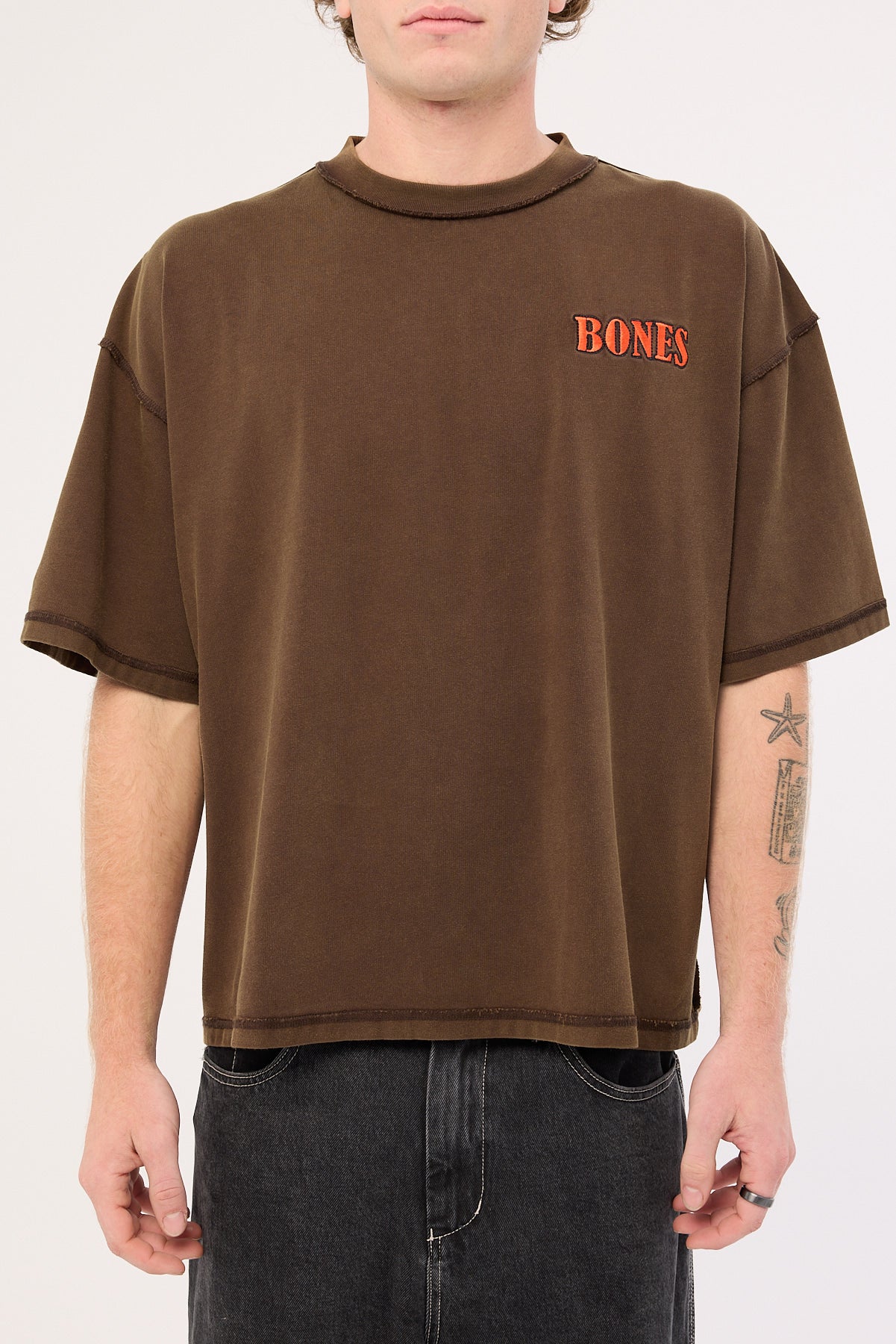Billy Bones Club Bones Rodeo Boxy Tee Brown - Image 10