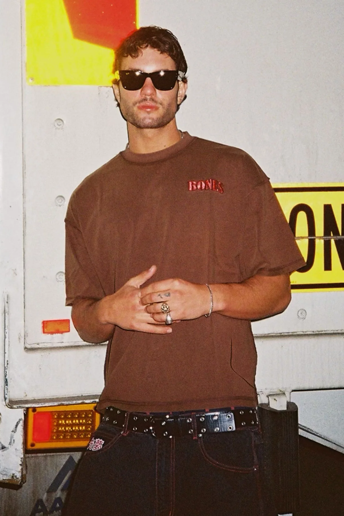 Billy Bones Club Bones Rodeo Boxy Tee Brown - Image 3