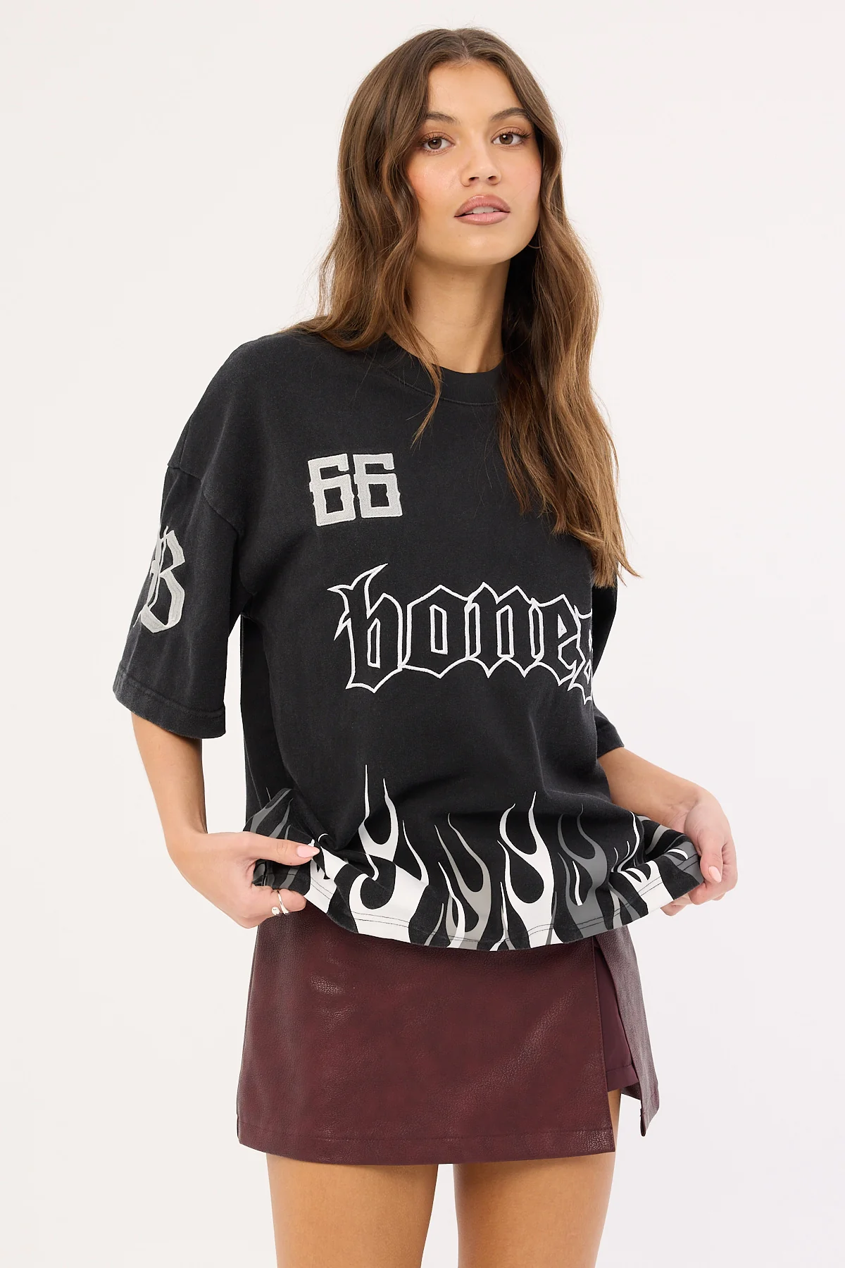 Billy Bones Club Burner Boxy Tee Black - Image 5