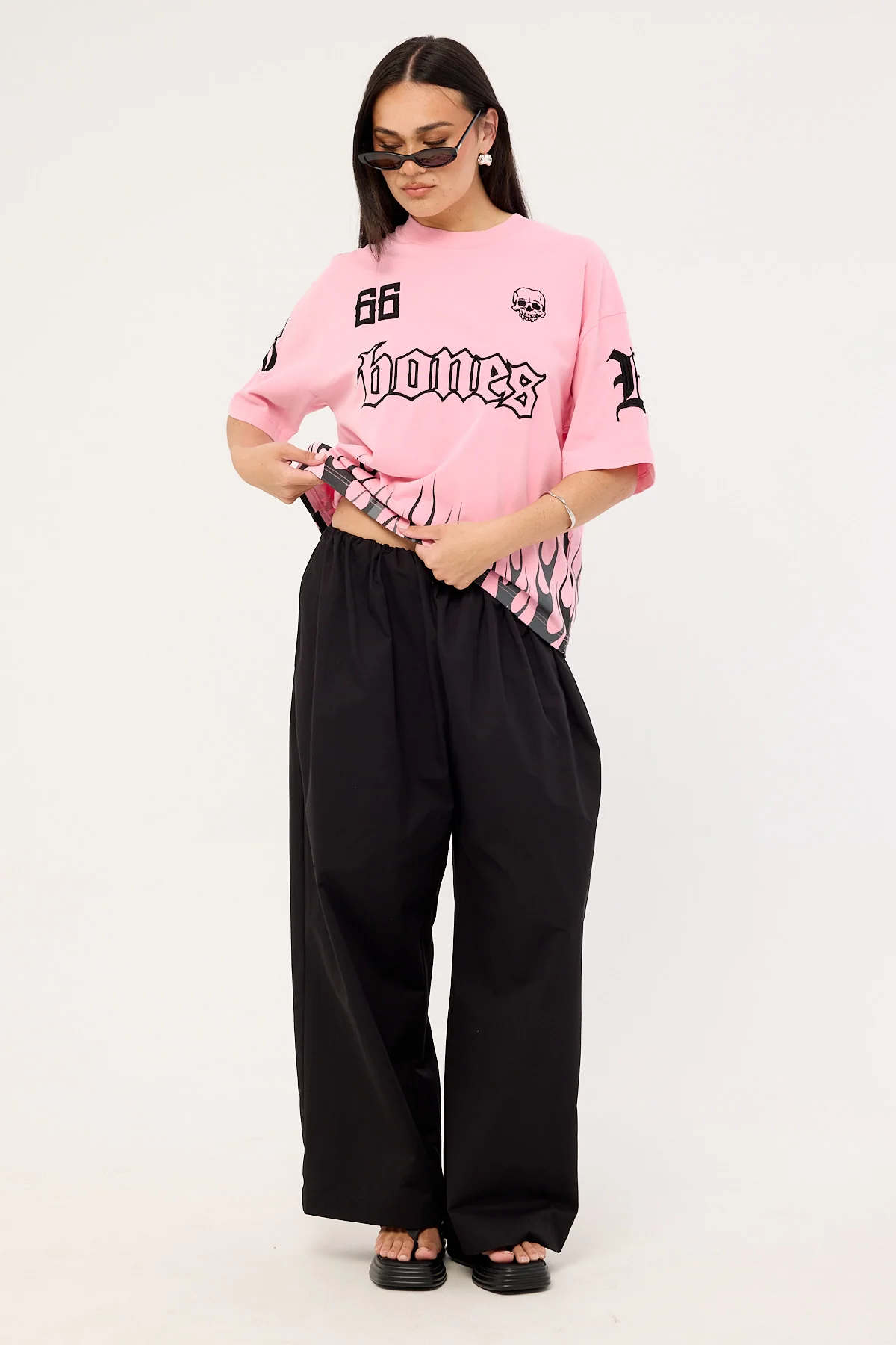 Billy Bones Club Burner Boxy Tee Washed Pink - Image 7