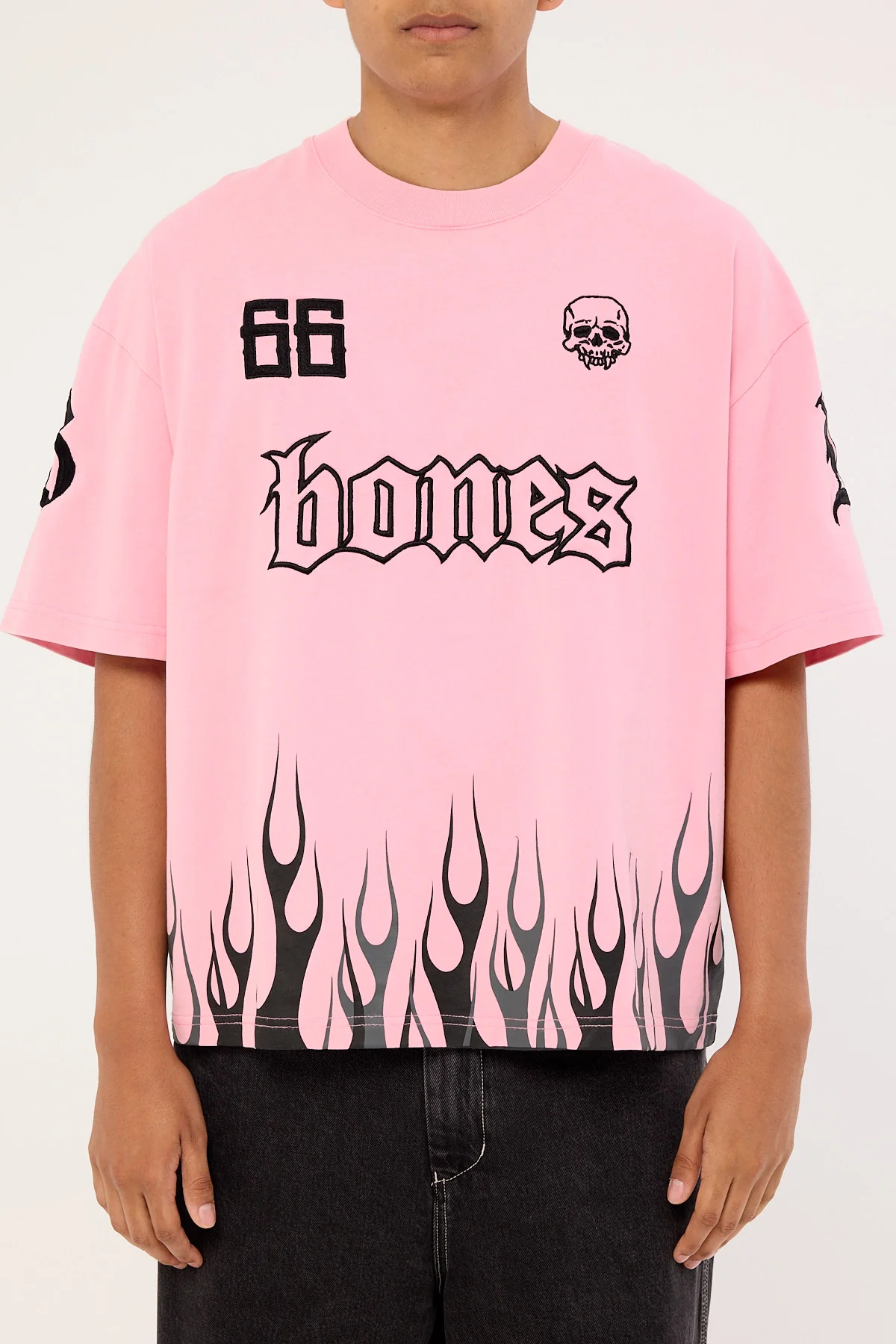 Billy Bones Club Burner Boxy Tee Washed Pink - Image 8