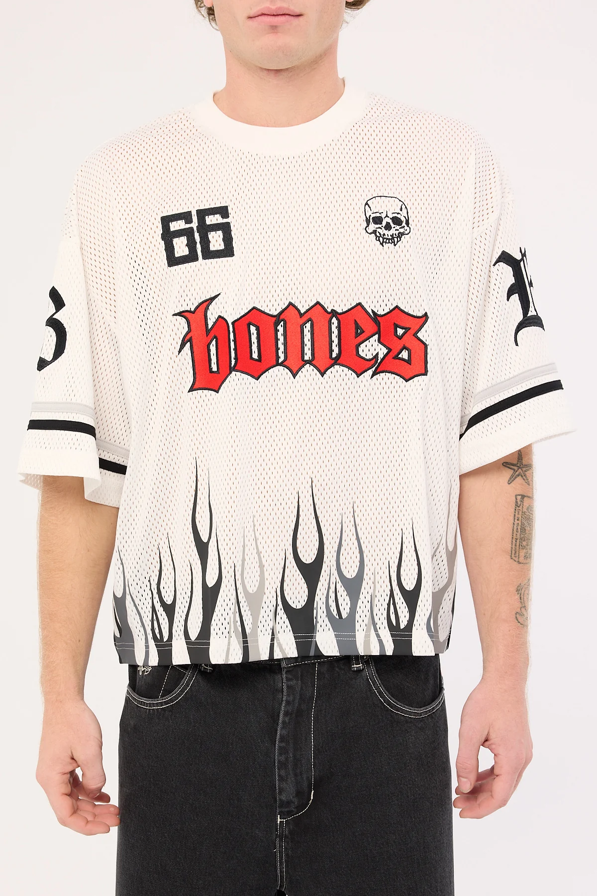 Billy Bones Club FC Burner Mesh Jersey White Mesh - Image 12