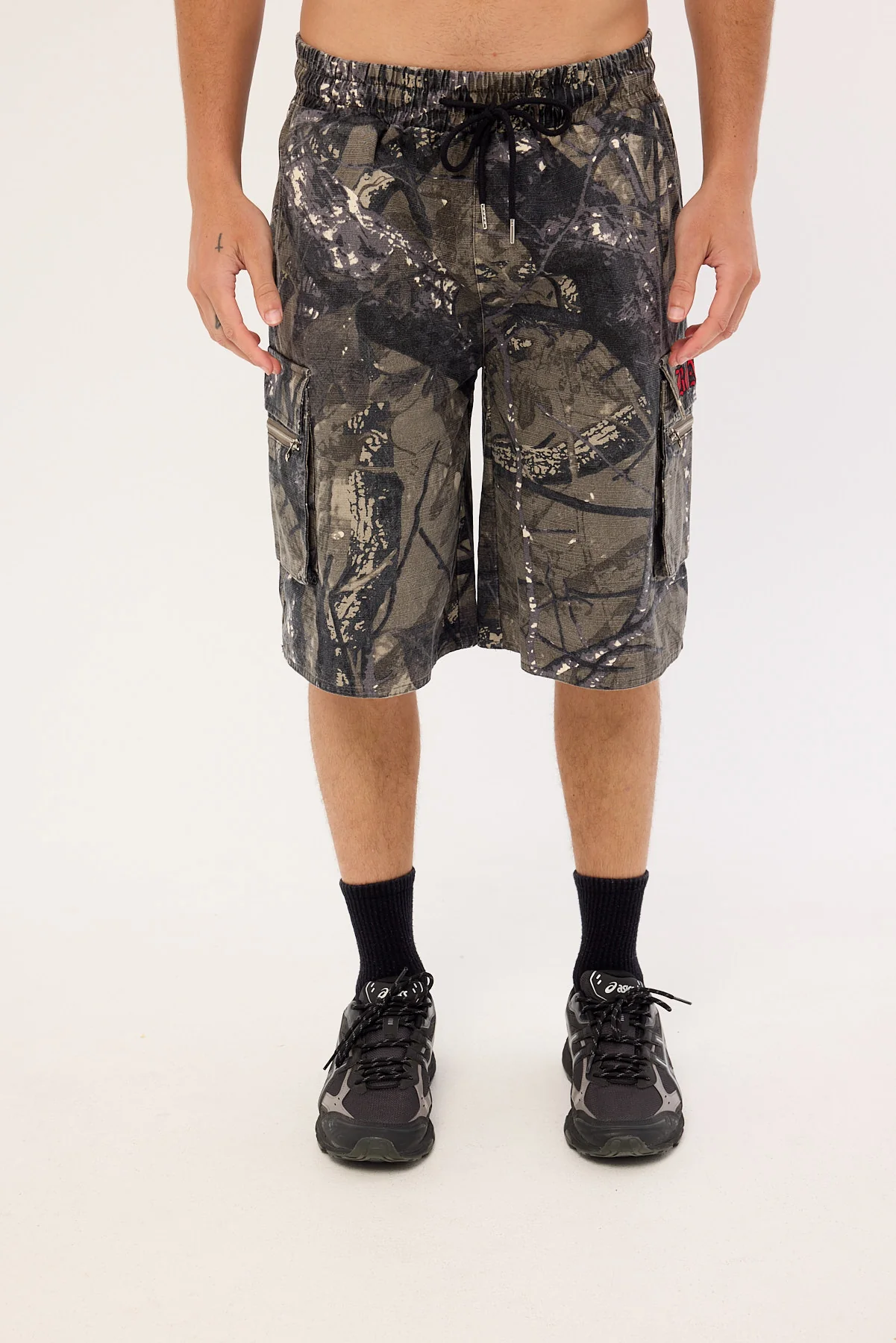 Billy Bones Club Gothic Cargo Shorts Alpine Camo - Image 6