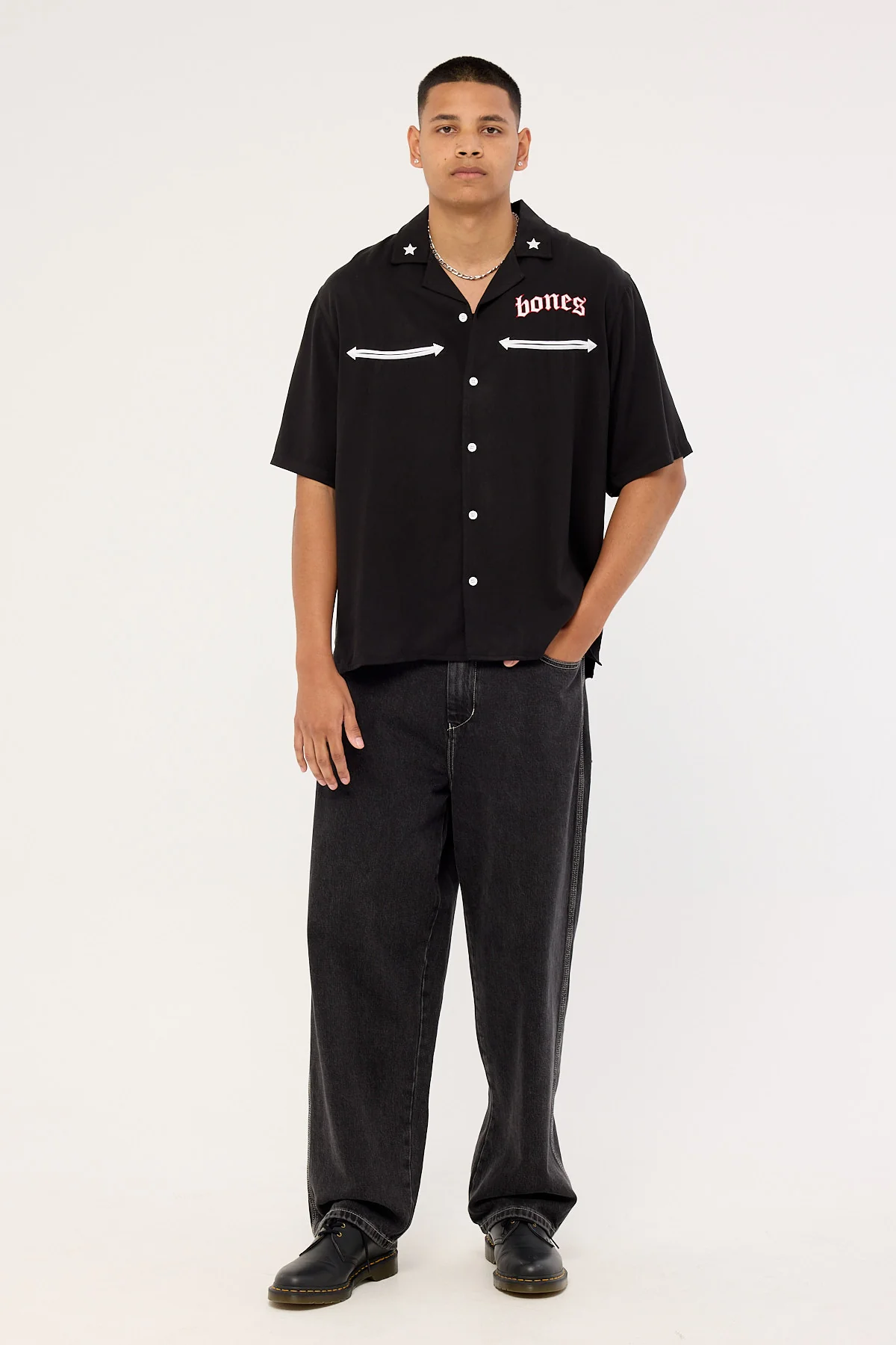 Billy Bones Club Saloon 2.0 Shirt Black - Image 3