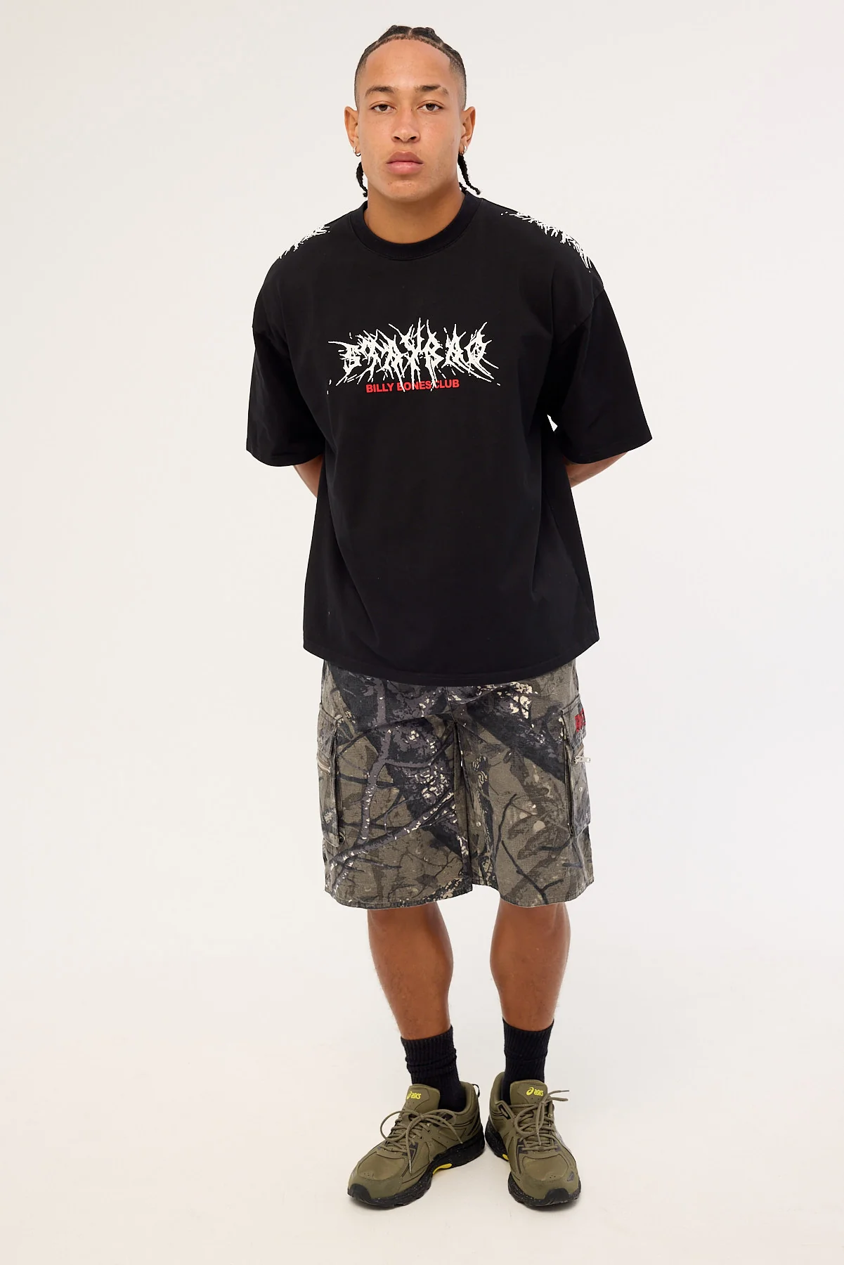 Billy Bones Club Stay Bad Box Tee Vintage Black - Image 2