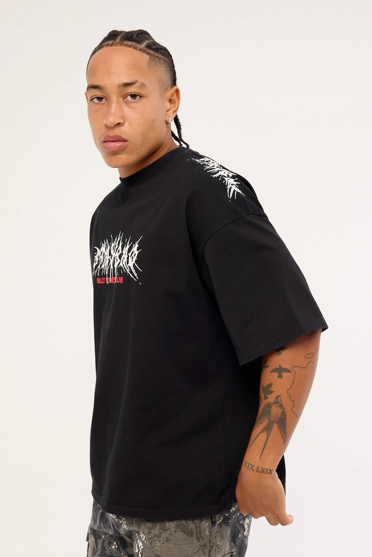 Billy Bones Club Stay Bad Box Tee Vintage Black - Image 3