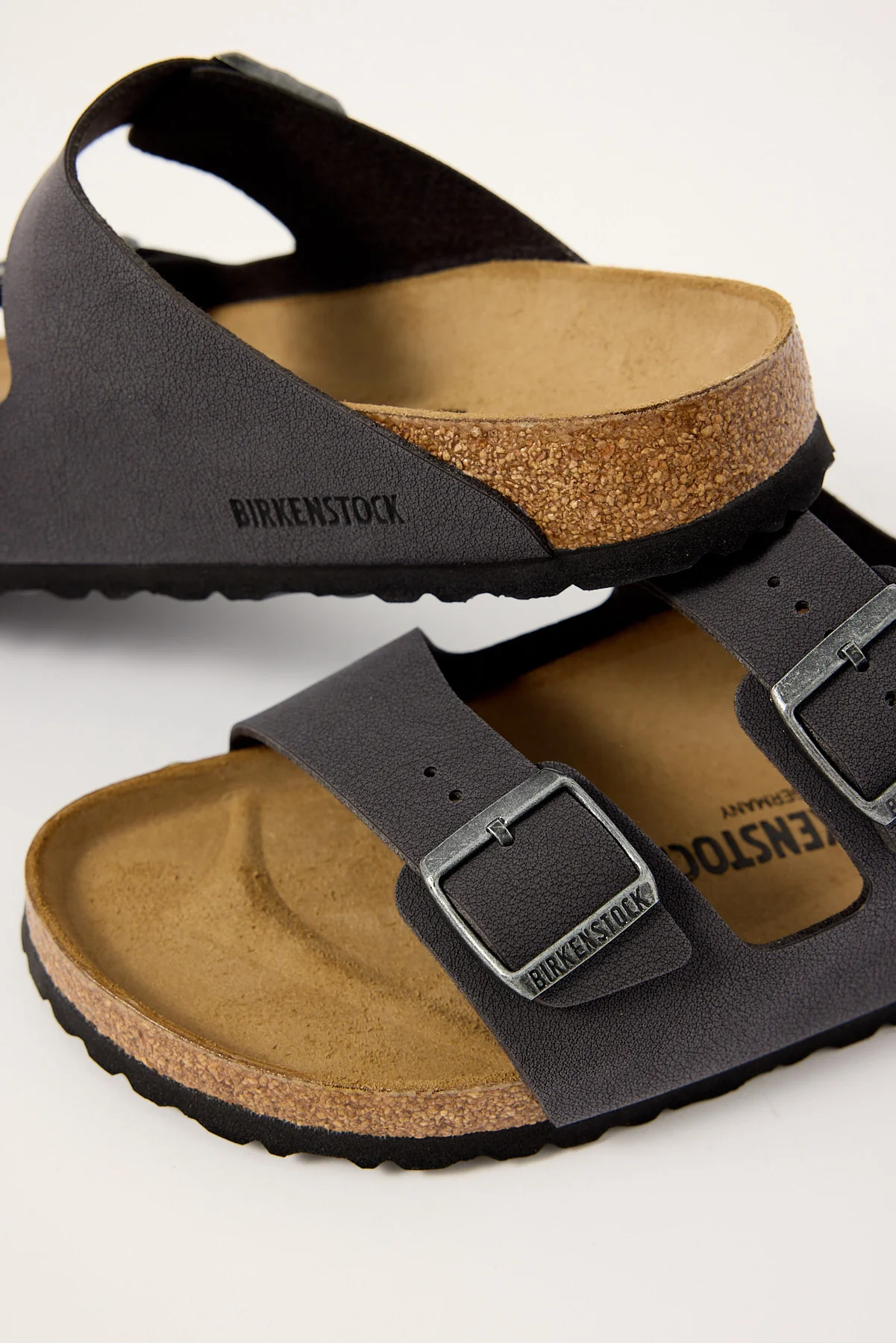 Birkenstock Arizona BirkiBuc Narrow Velvet Grey - Image 4
