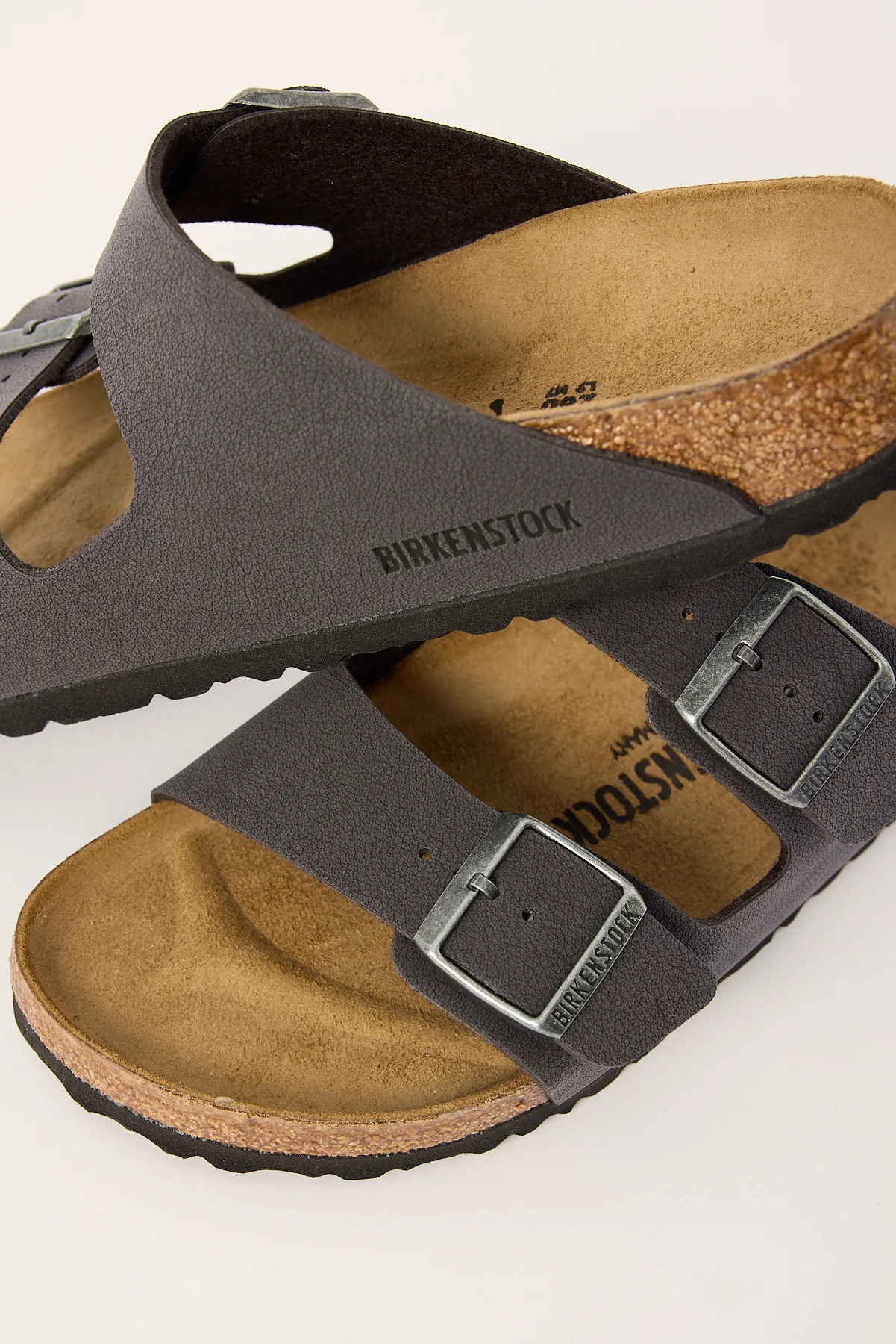 Birkenstock Arizona Birkibuc Narrow Velvet Grey - Image 4