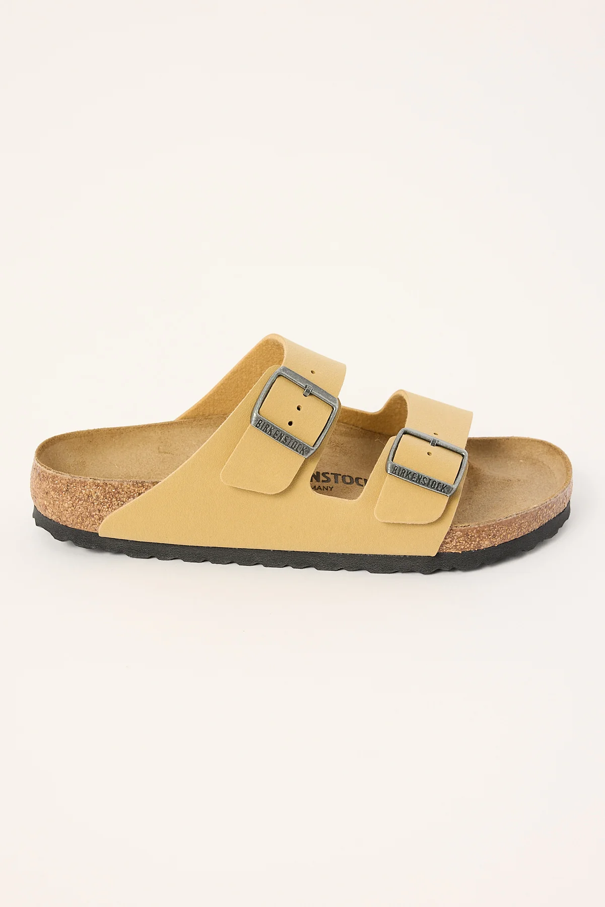 Birkenstock Arizona Birkibuc Regular Latte Cream