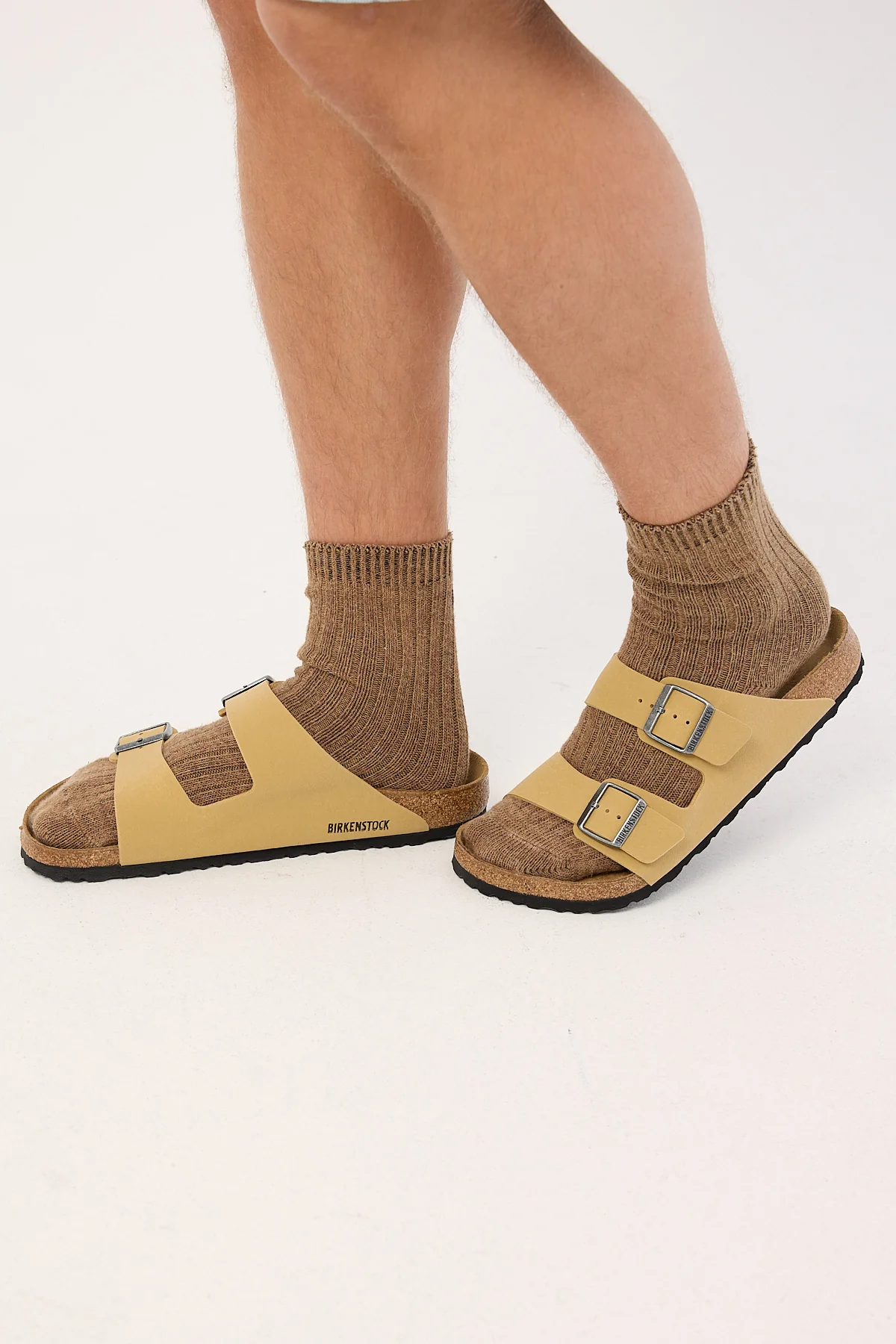 Birkenstock Arizona Birkibuc Regular Latte Cream - Image 5