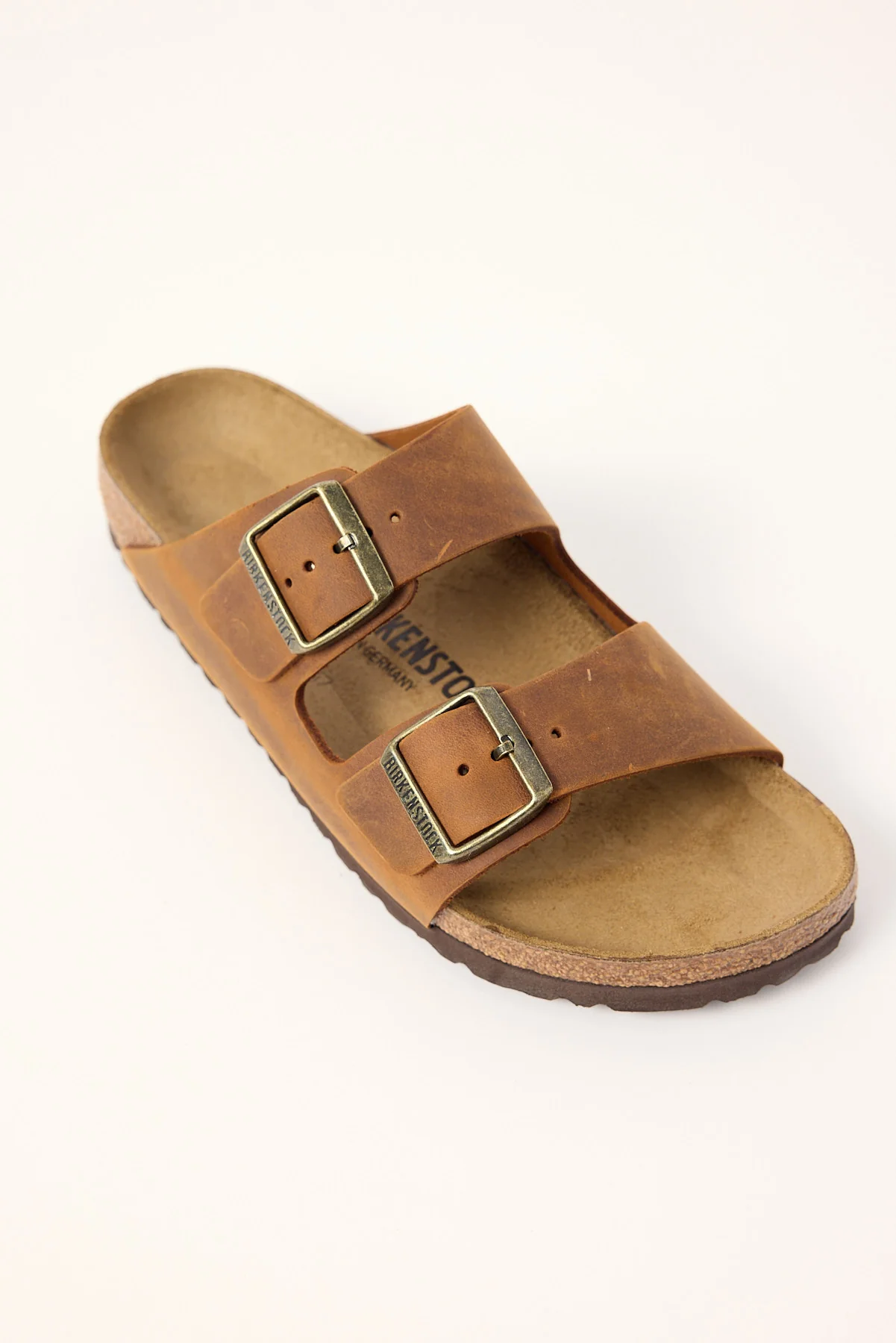 Birkenstock Arizona Cognac Oiled Leather Narrow Cognac - Image 2