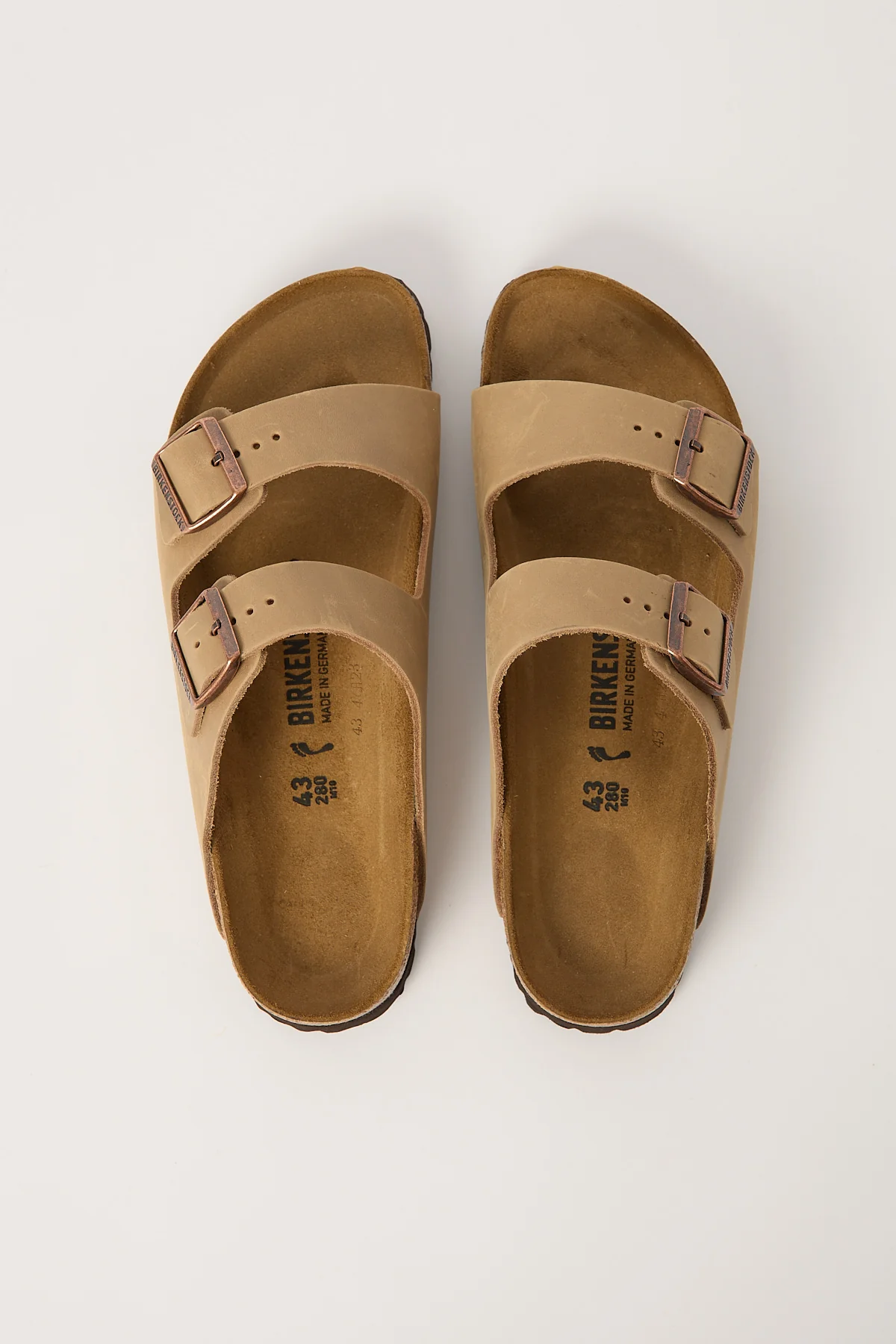 Birkenstock Arizona Oiled Leather Narrow Tobacco - Image 3