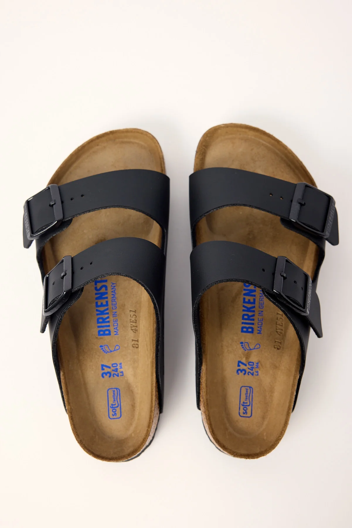 Birkenstock Arizona SFB Black Birko-Flor Regular Black - Image 3