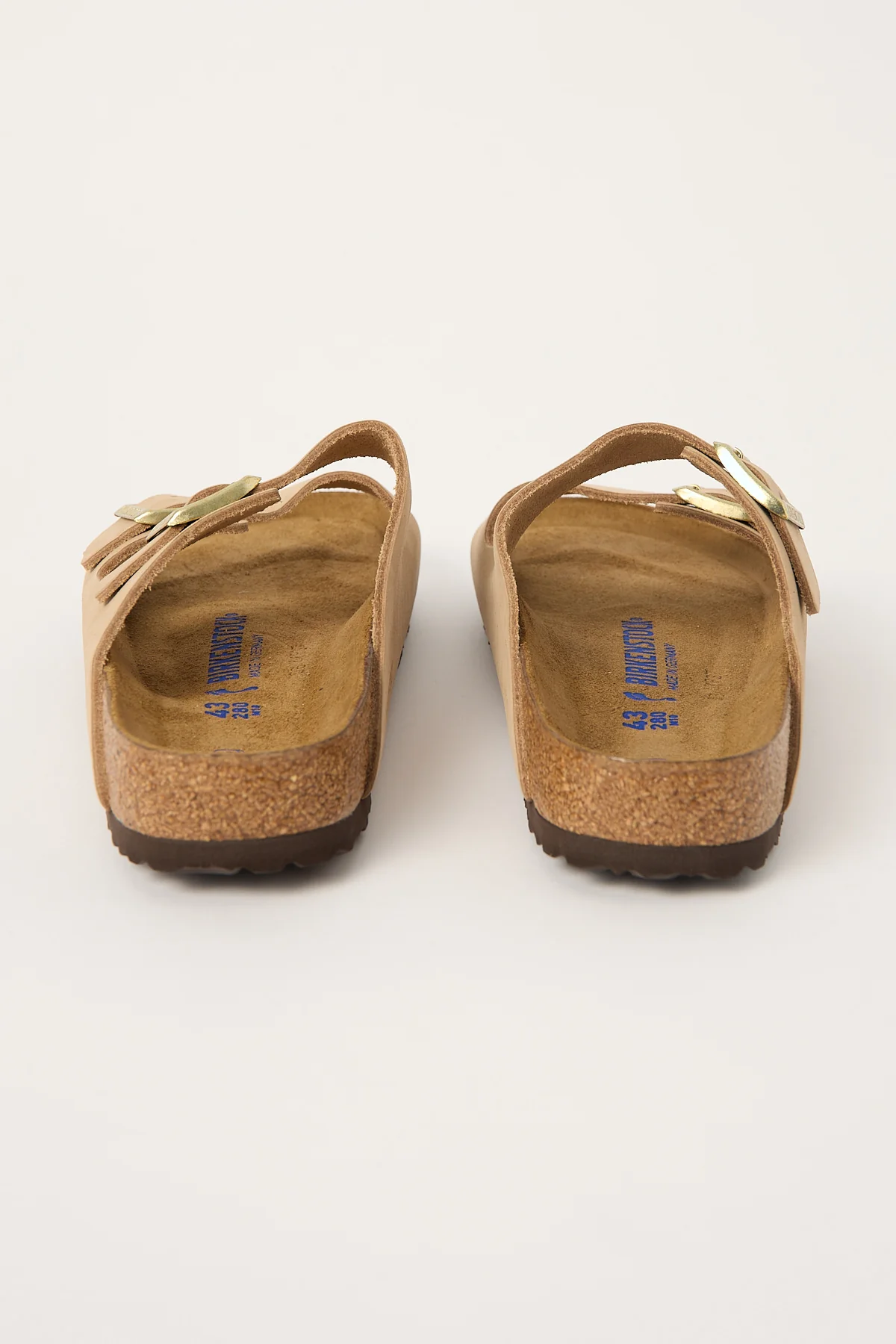 Birkenstock Arizona SFB Nubuck Leather Narrow Sandcastle - Image 2