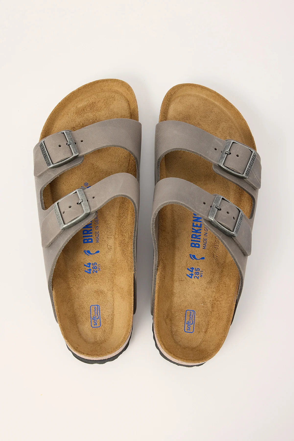 Birkenstock Arizona SFB Oiled Leather Narrow Iron - Image 2