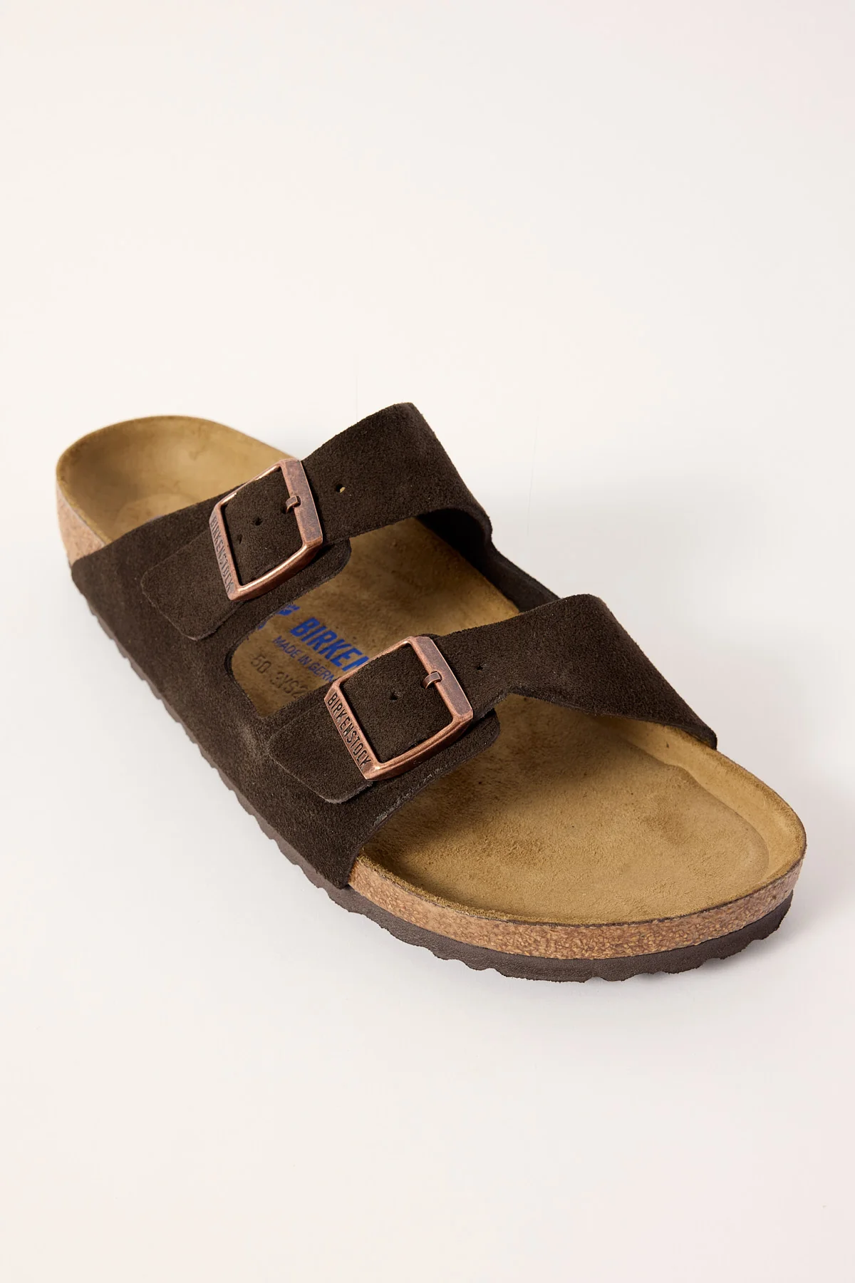 Birkenstock Arizona Sfb Suede Leather Narrow Mocca - Image 2