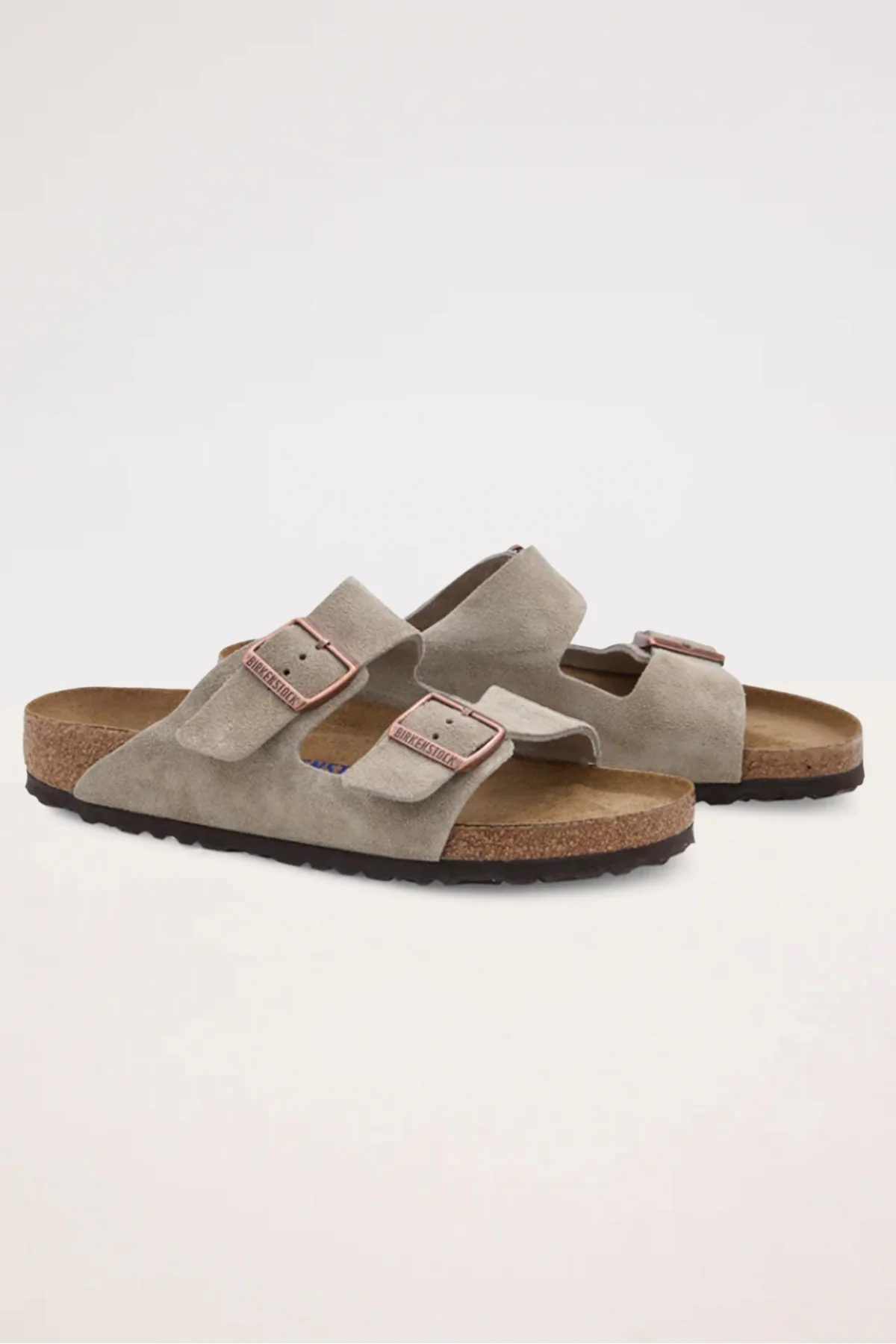 Birkenstock Arizona SFB Suede Leather Regular Taupe - Image 2