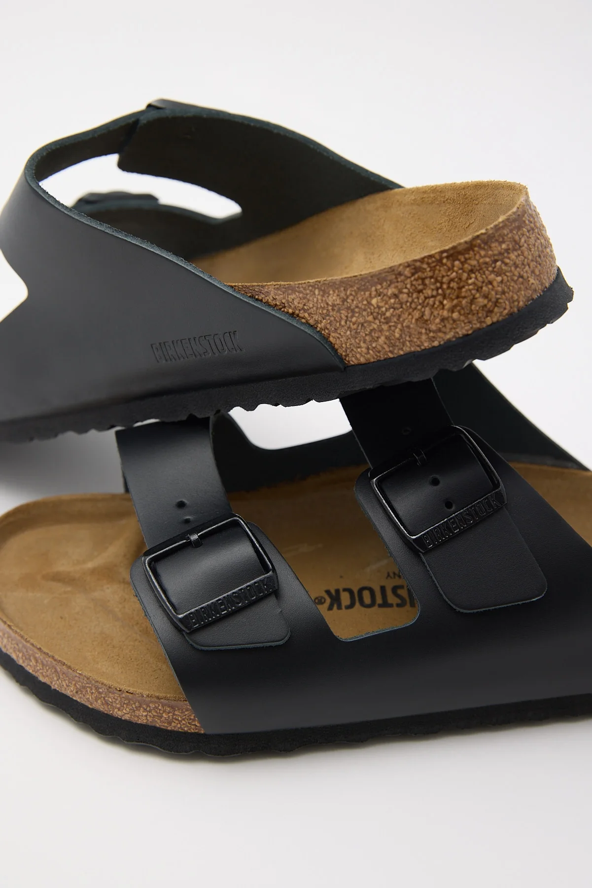 Birkenstock Arizona Smooth Leather Regular Black Smooth - Image 5